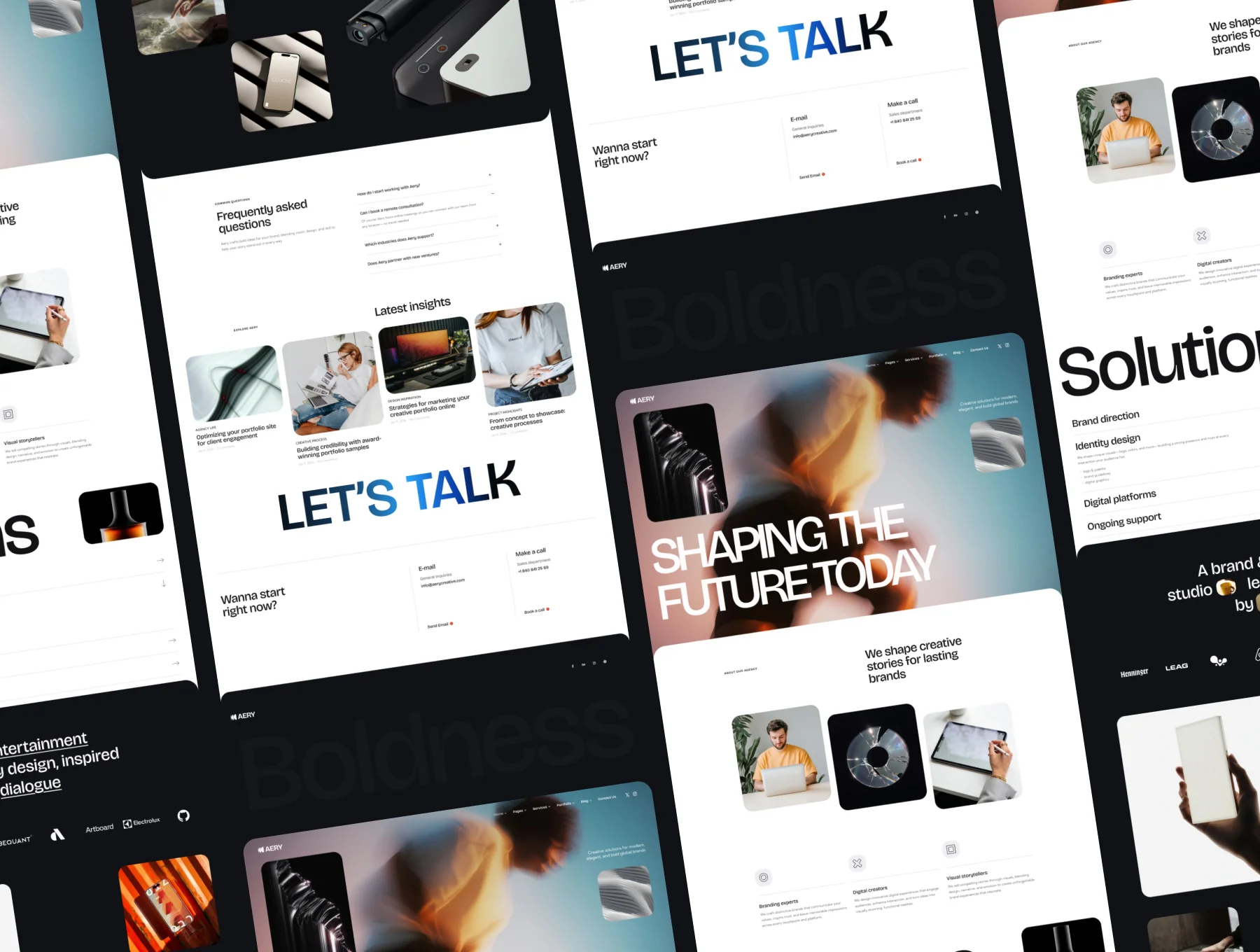 Creative Agency Figma Landing Page - Responsive Web Design Template 2