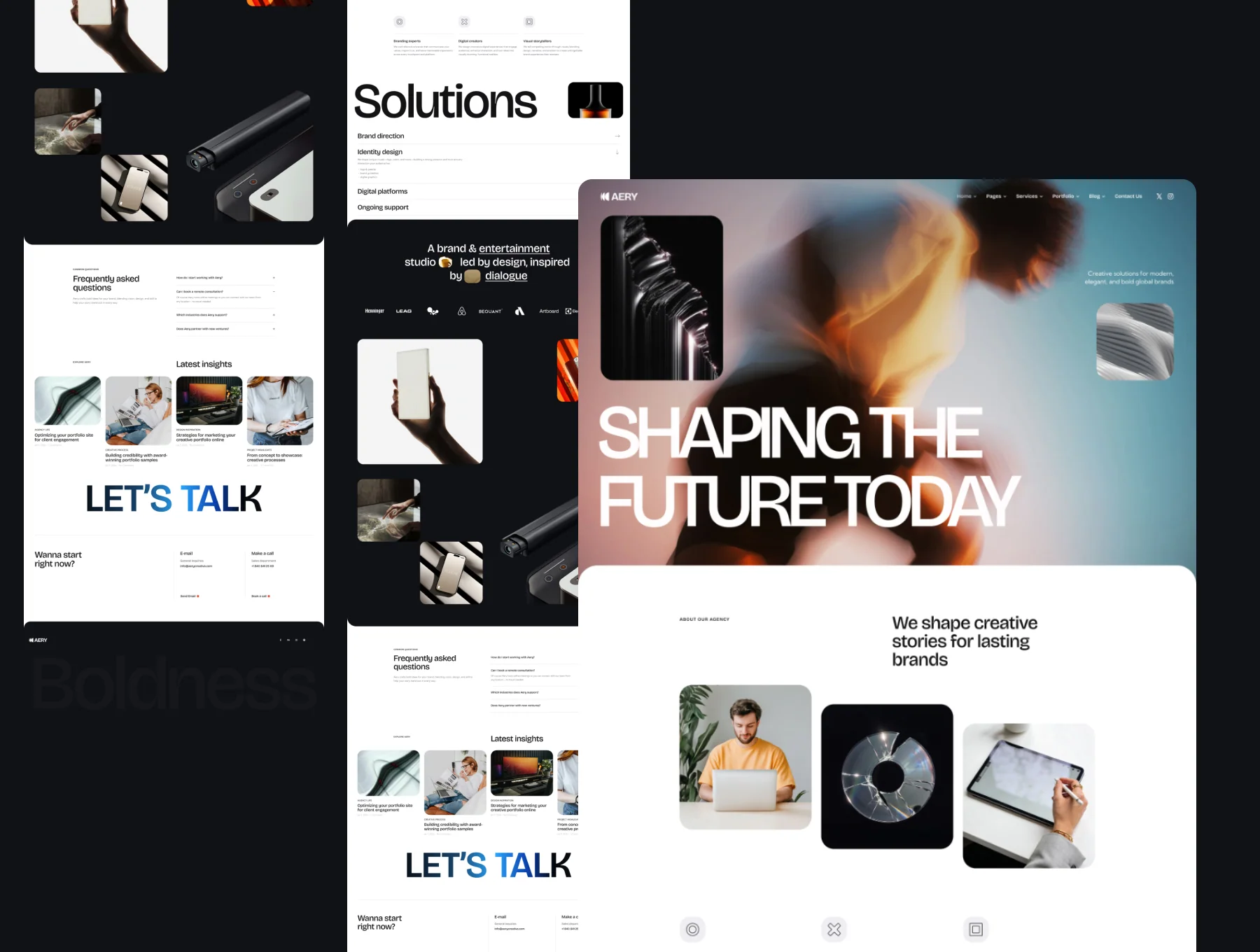 Creative Agency Figma Landing Page - Responsive Web Design Template 3