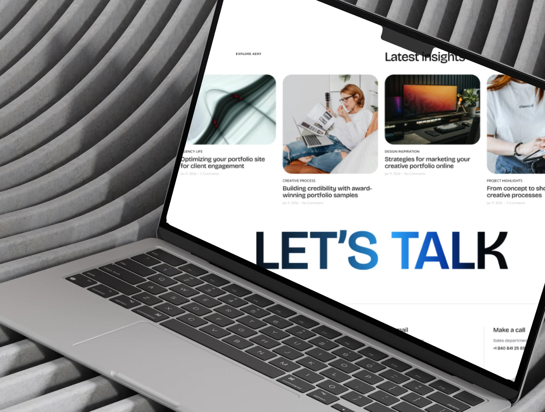 Creative Agency Figma Landing Page - Responsive Web Design Template 4