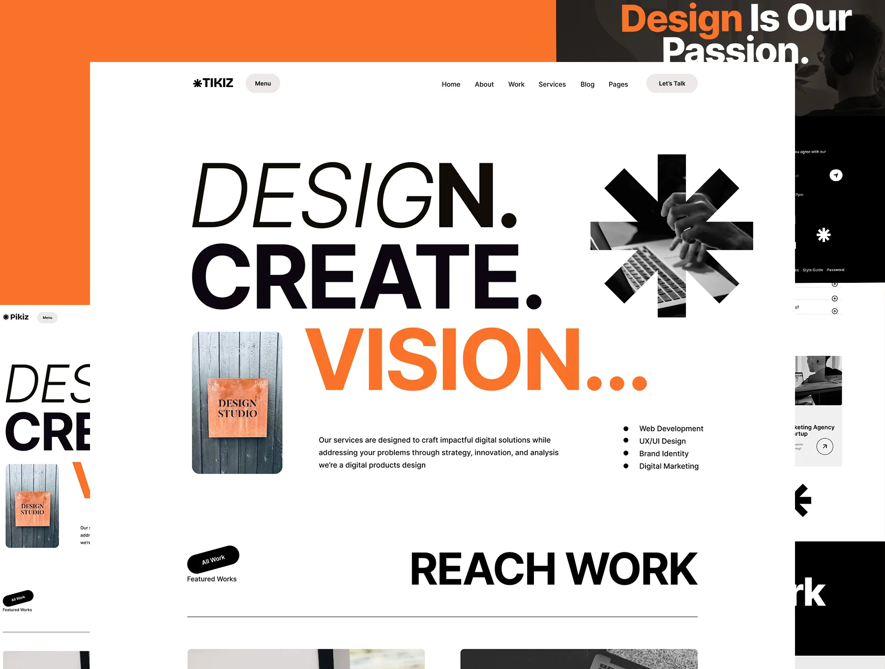 Creative Agency Portfolio Template 4
