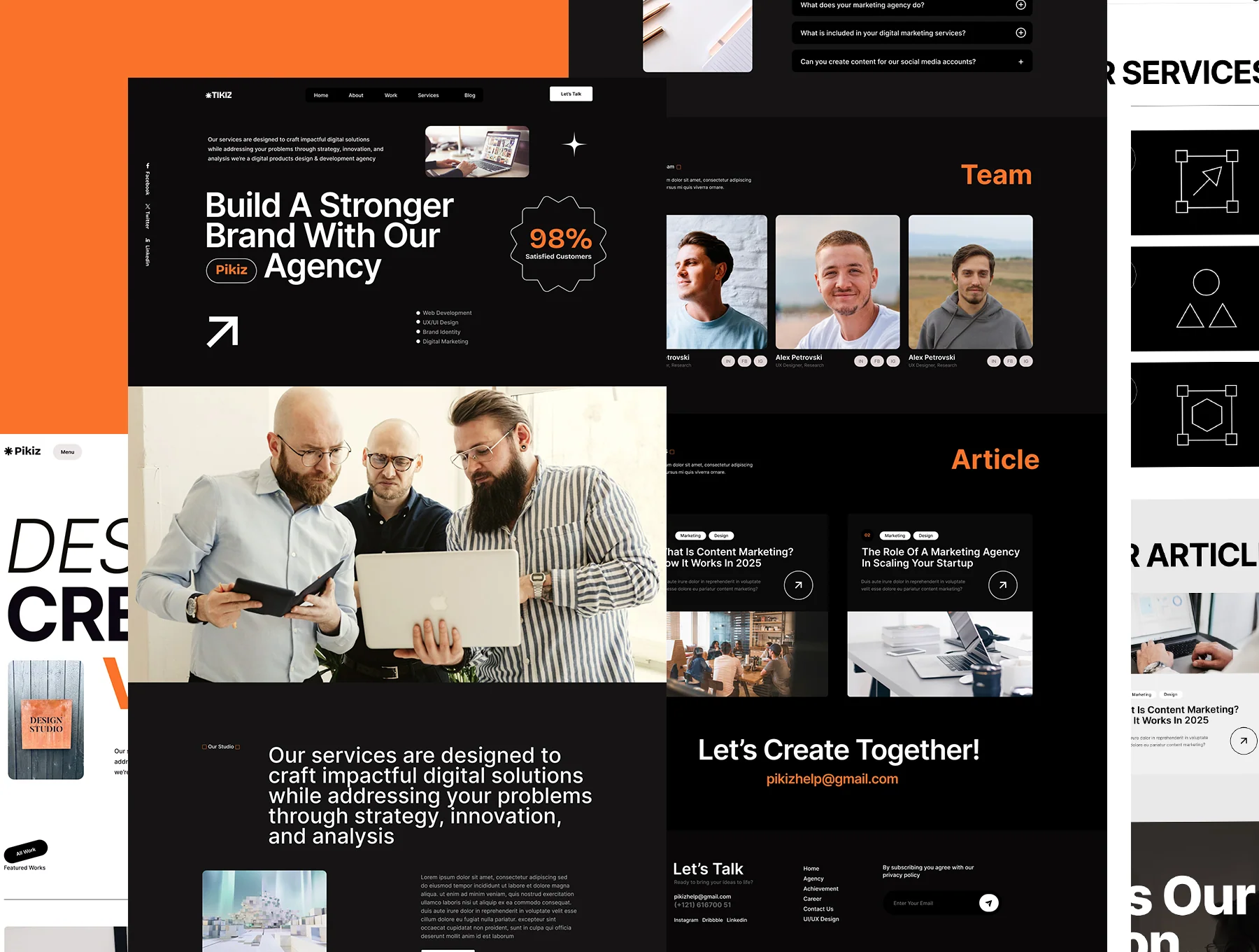 Creative Agency Portfolio Template 5