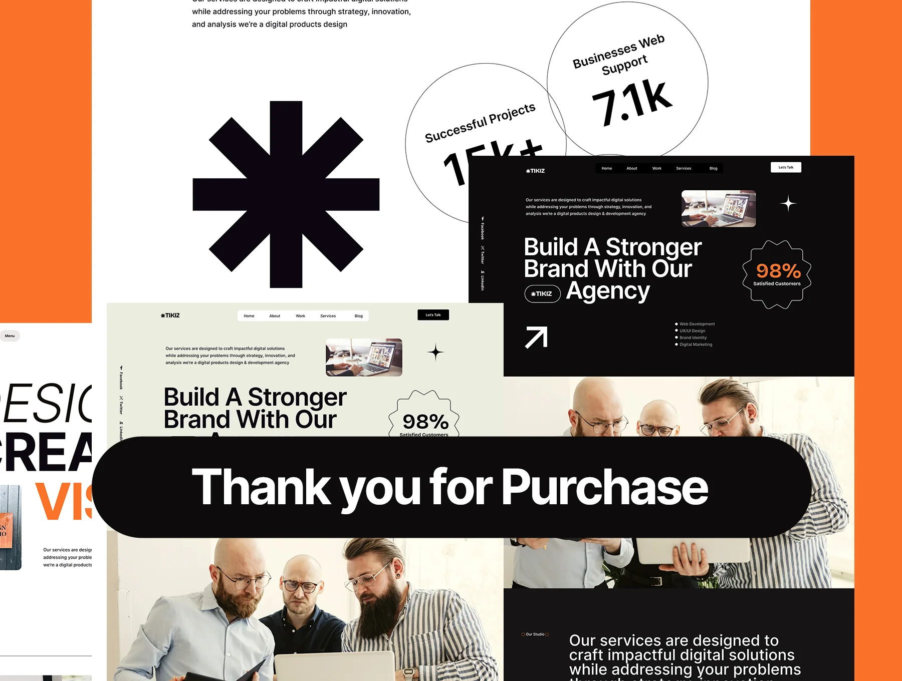 Creative Agency Portfolio Template 6