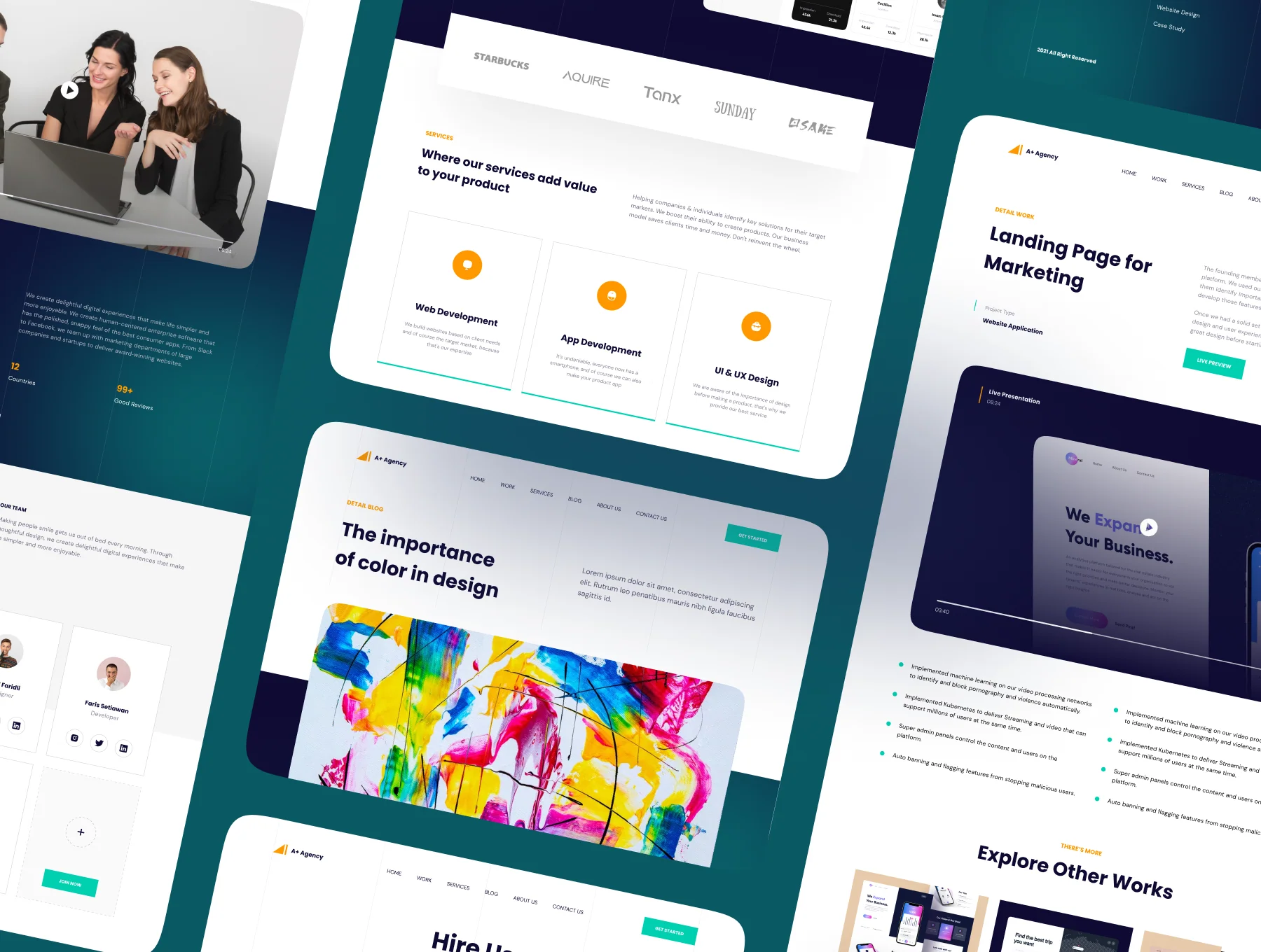 Creative Agency - Website Design UI-Kit 3