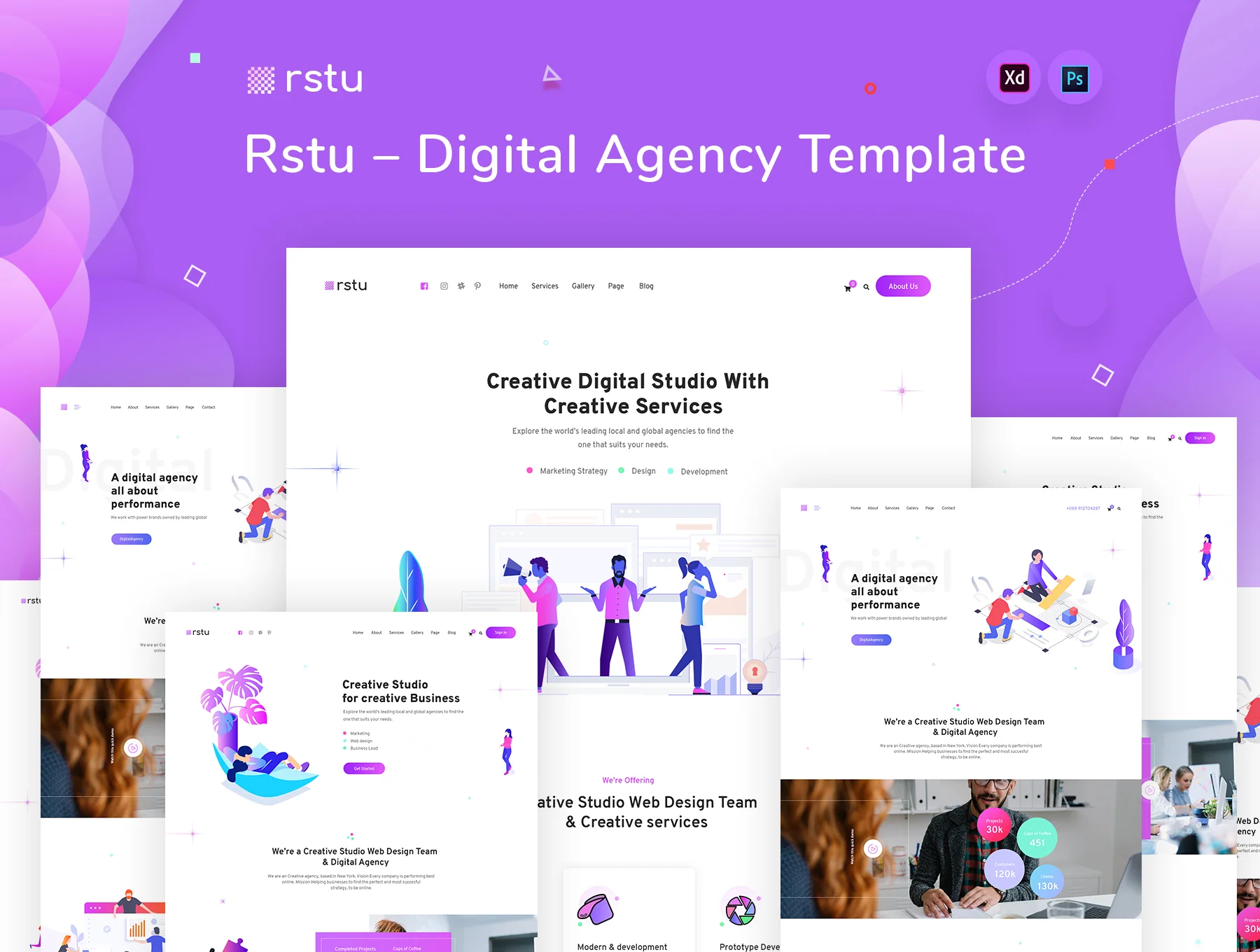 Creative Digital Agency Template