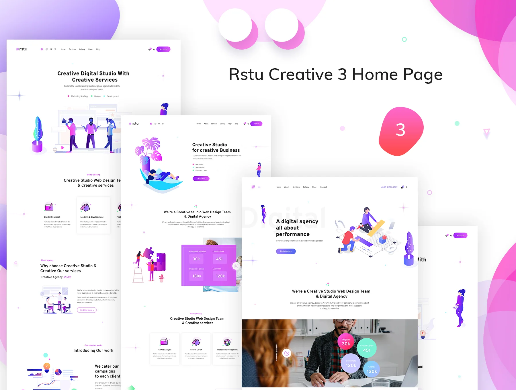 Creative Digital Agency Template 2