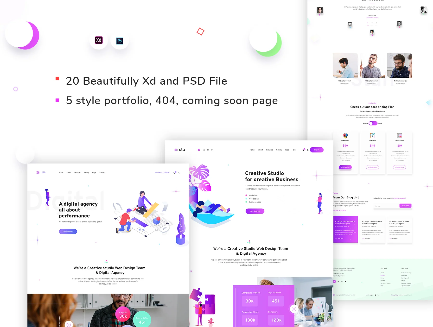 Creative Digital Agency Template 4