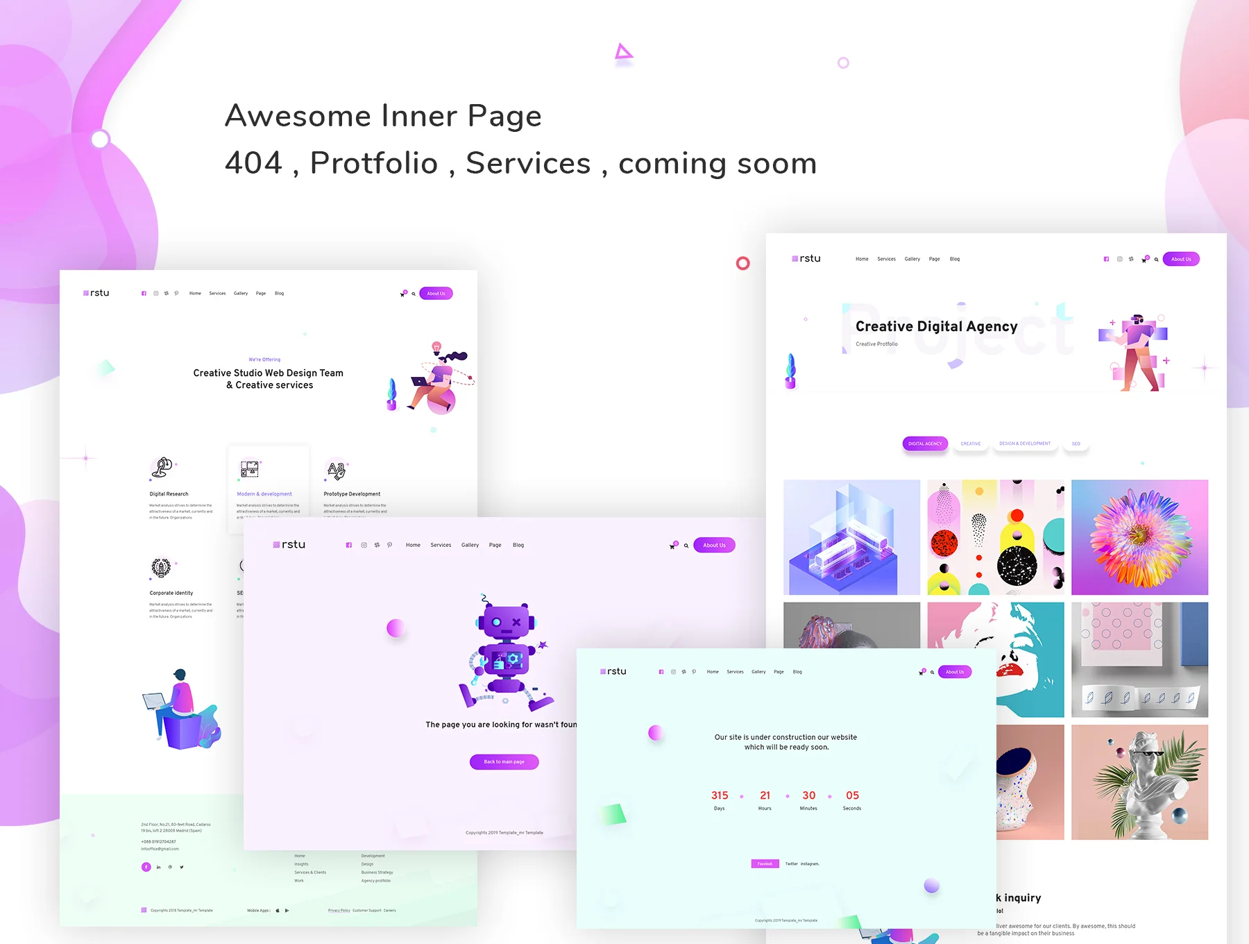 Creative Digital Agency Template 5