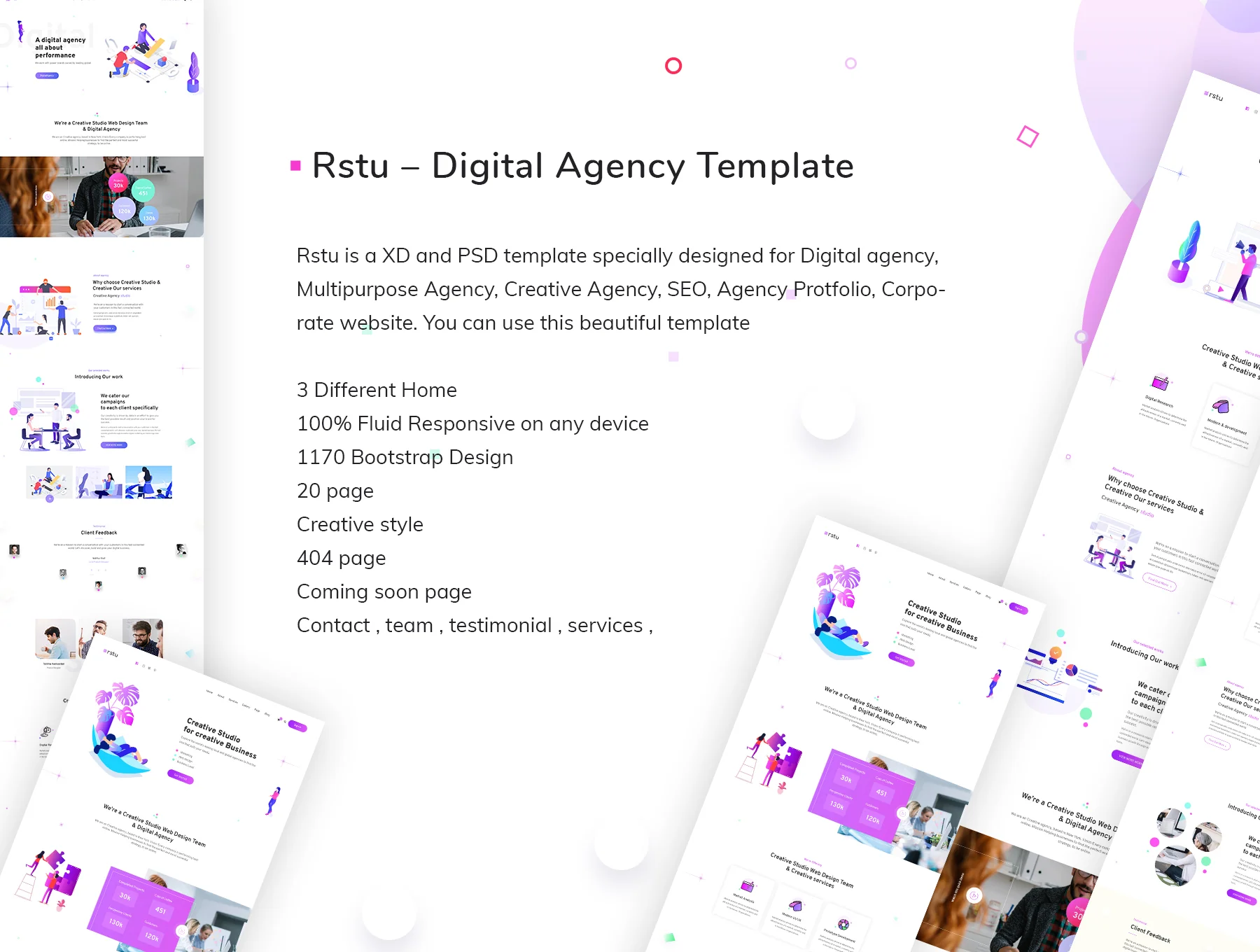 Creative Digital Agency Template 6