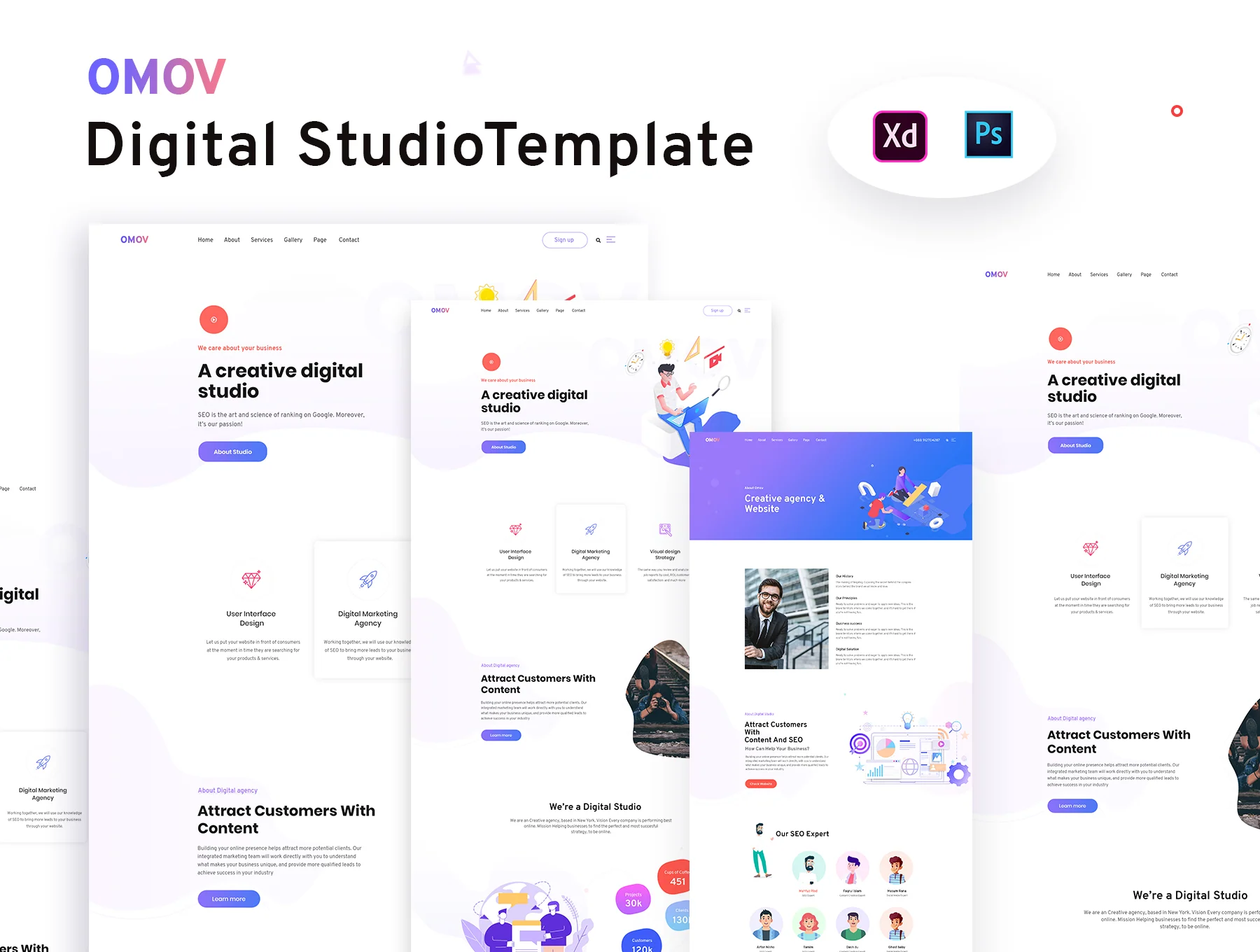 Creative Digital Studio Template
