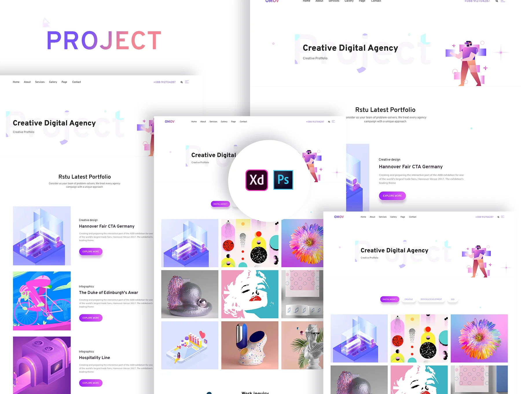 Creative Digital Studio Template 3