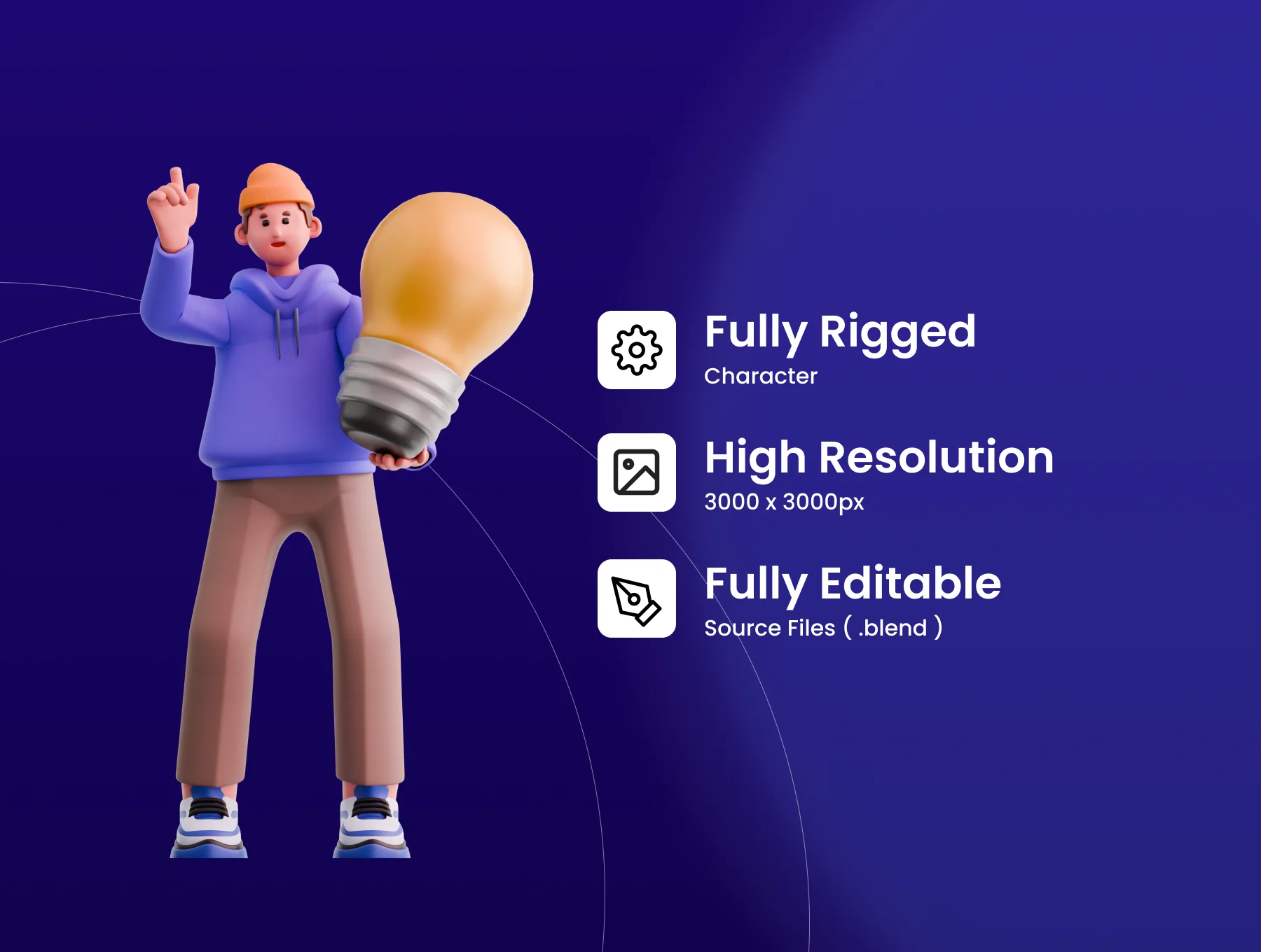 Creative Freelancer  3D Illustration  Set 2