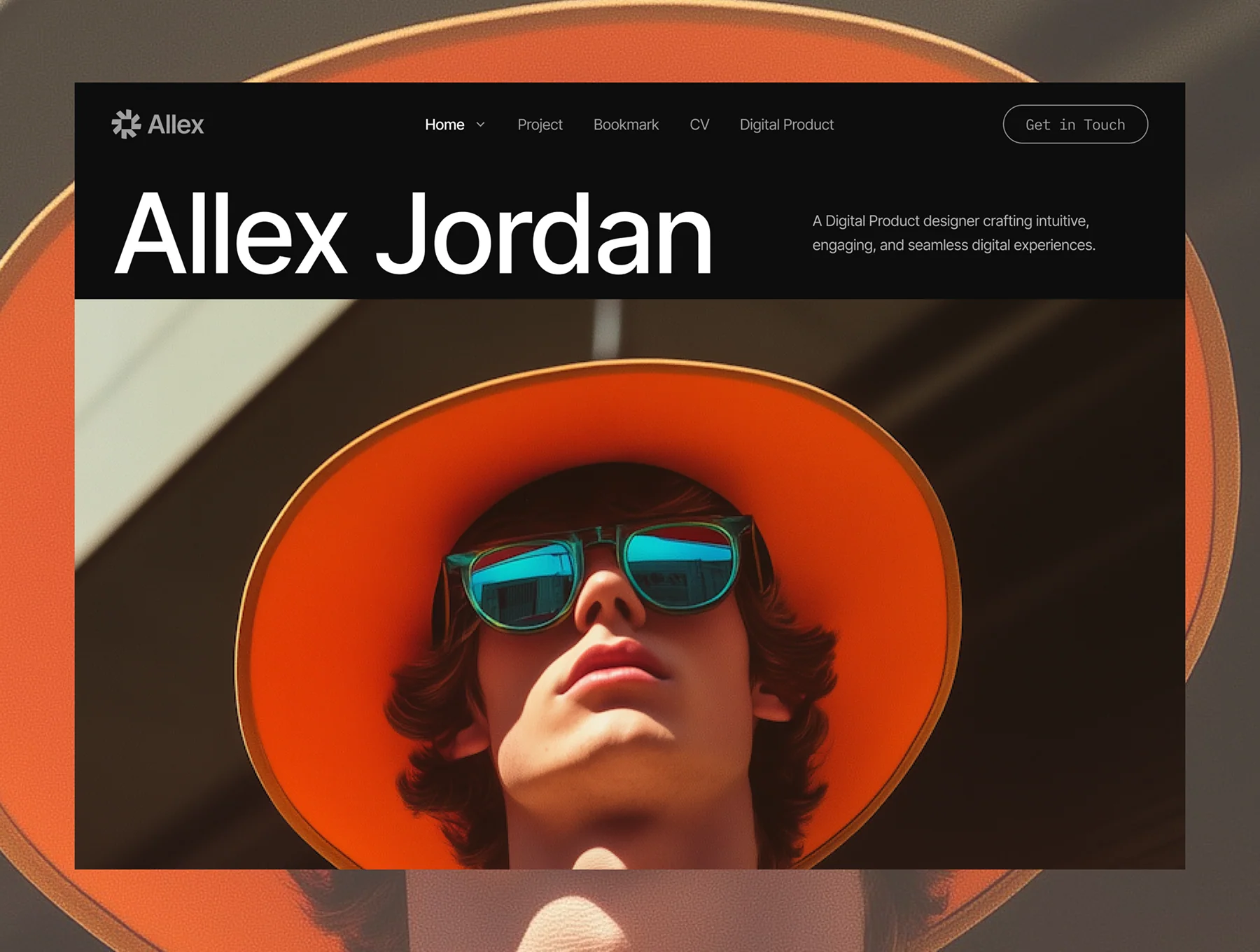 Creative Personal Portfolio Framer Template 2
