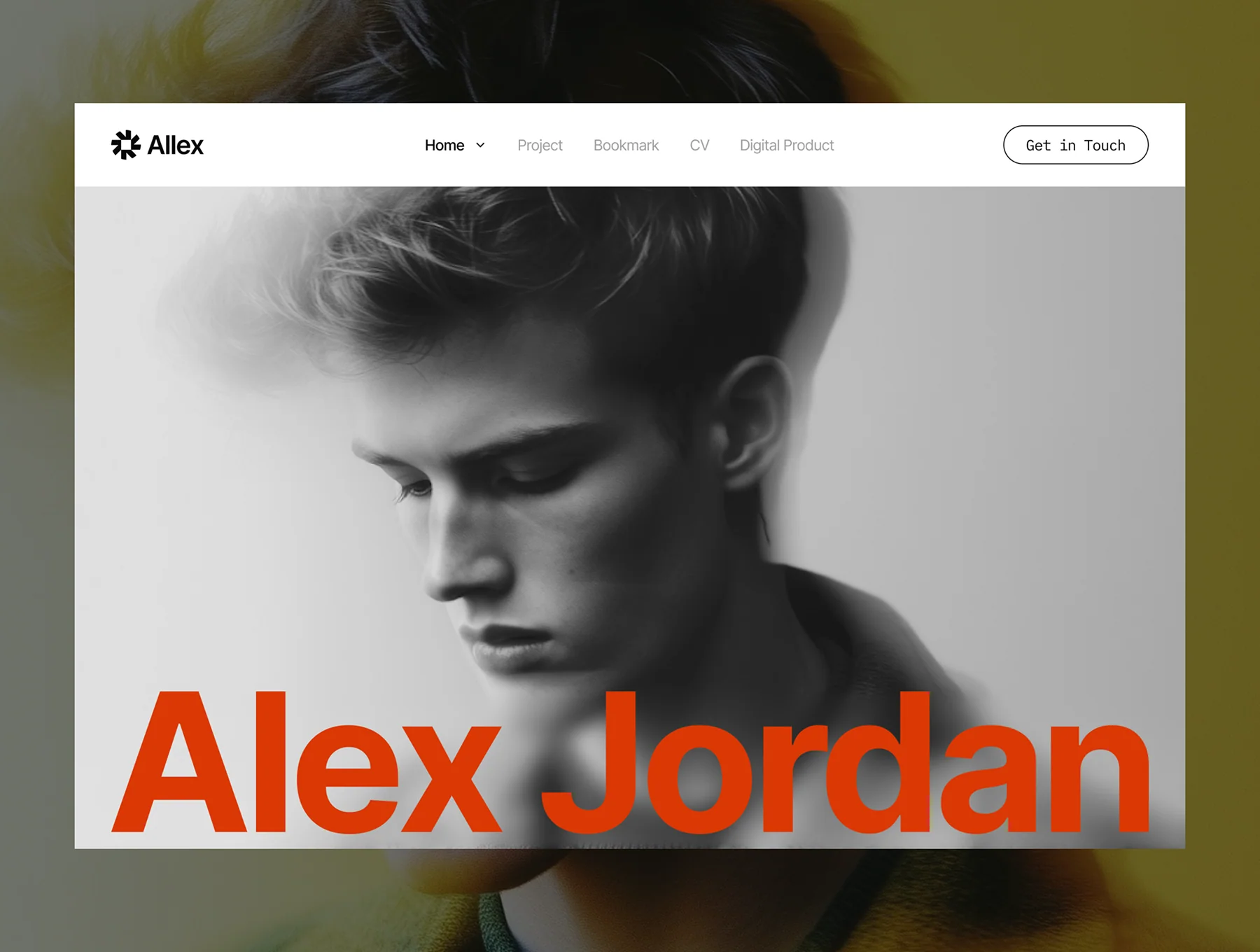 Creative Personal Portfolio Framer Template 3
