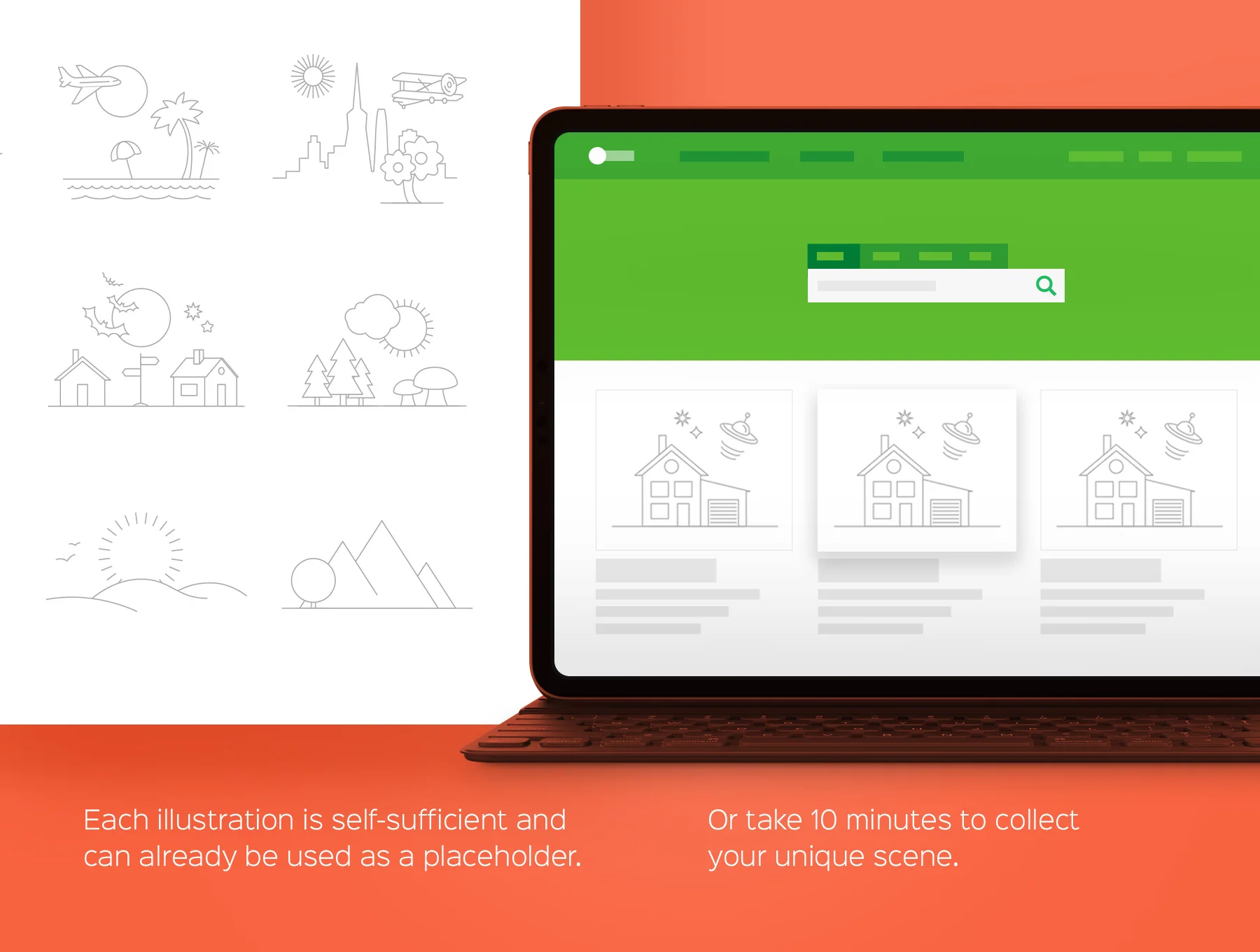 Creative Placeholders & Scene Illustrations 6