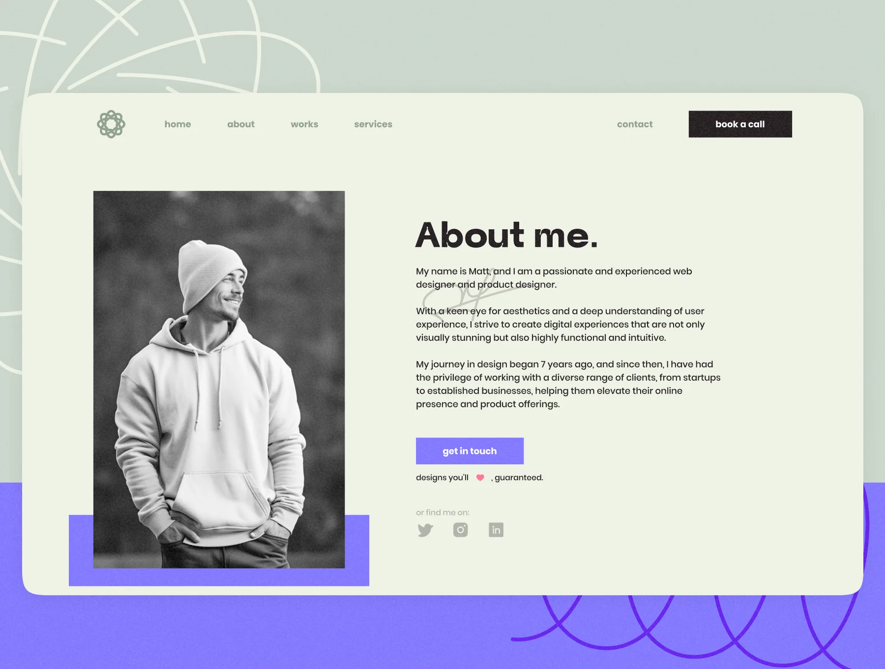 Creative Portfolio Framer Template - Electronica 3