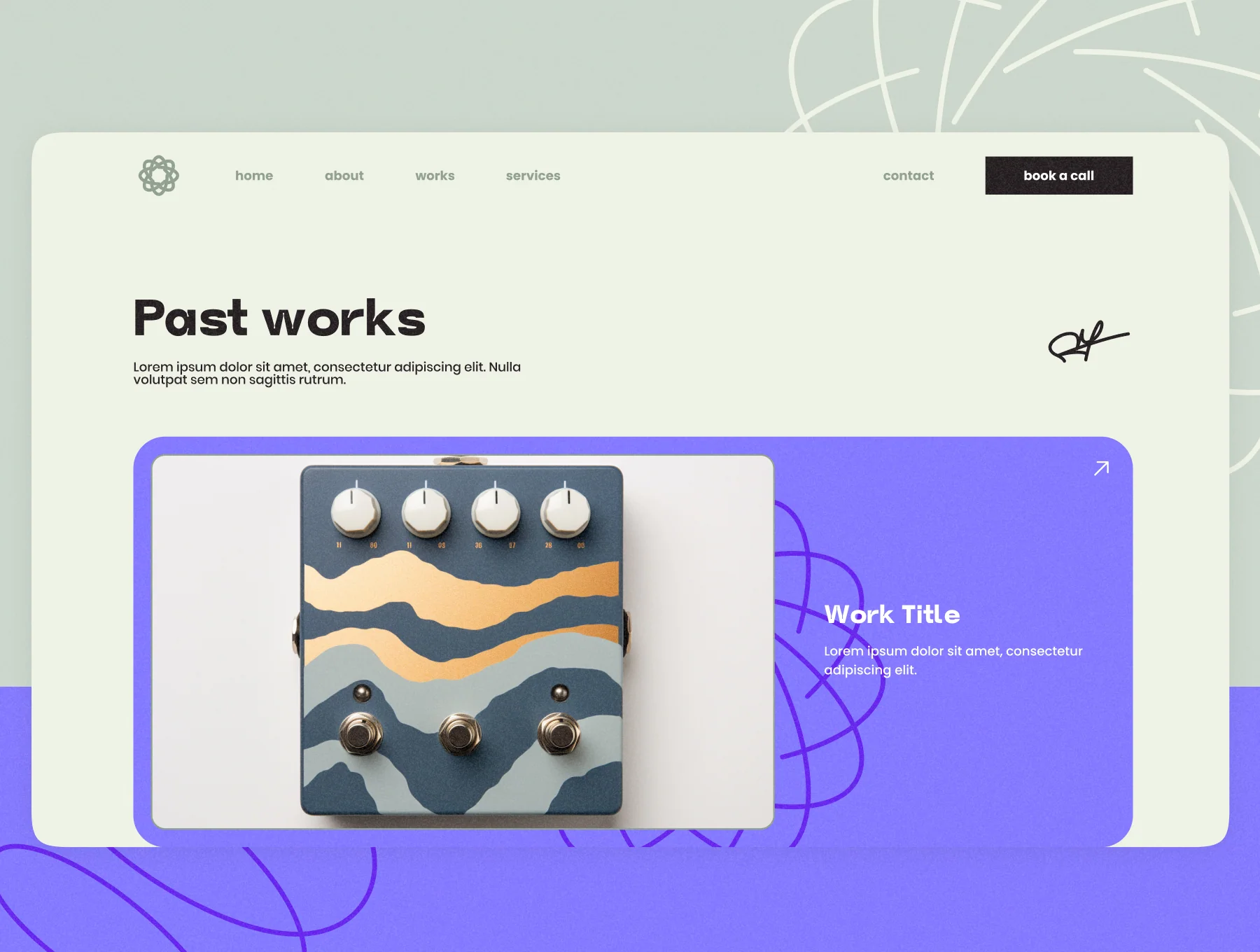 Creative Portfolio Framer Template - Electronica 6
