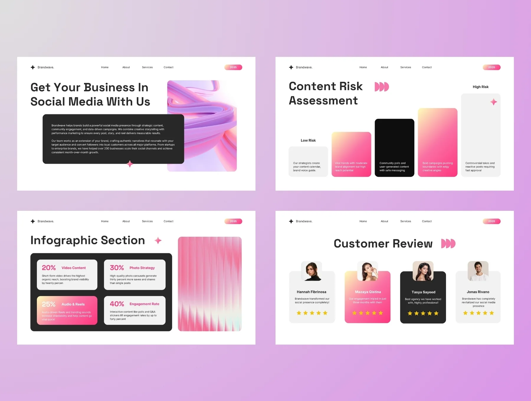 Creative Social Media Agency Pitch Deck 3