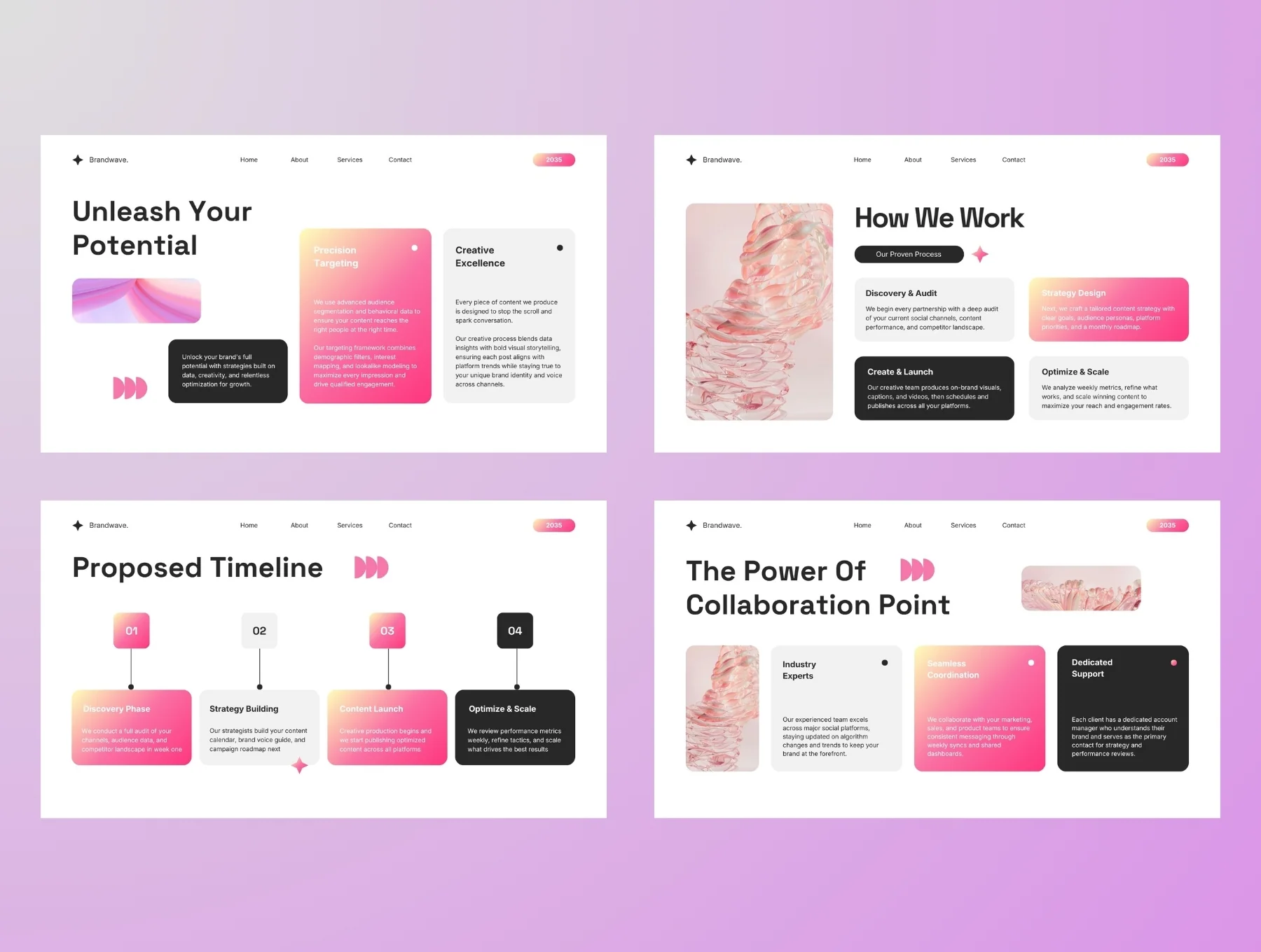 Creative Social Media Agency Pitch Deck 4