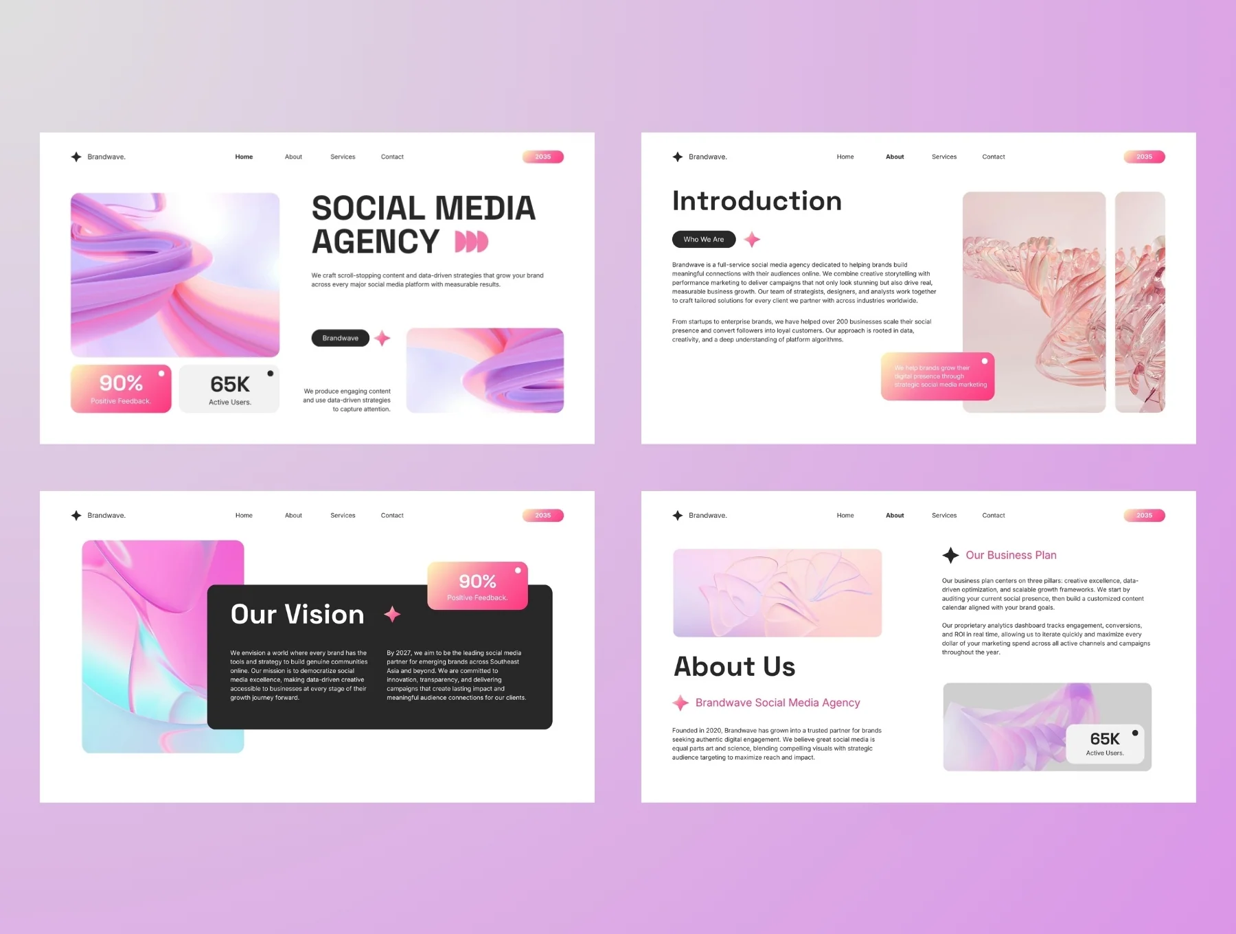 Creative Social Media Agency Pitch Deck 6