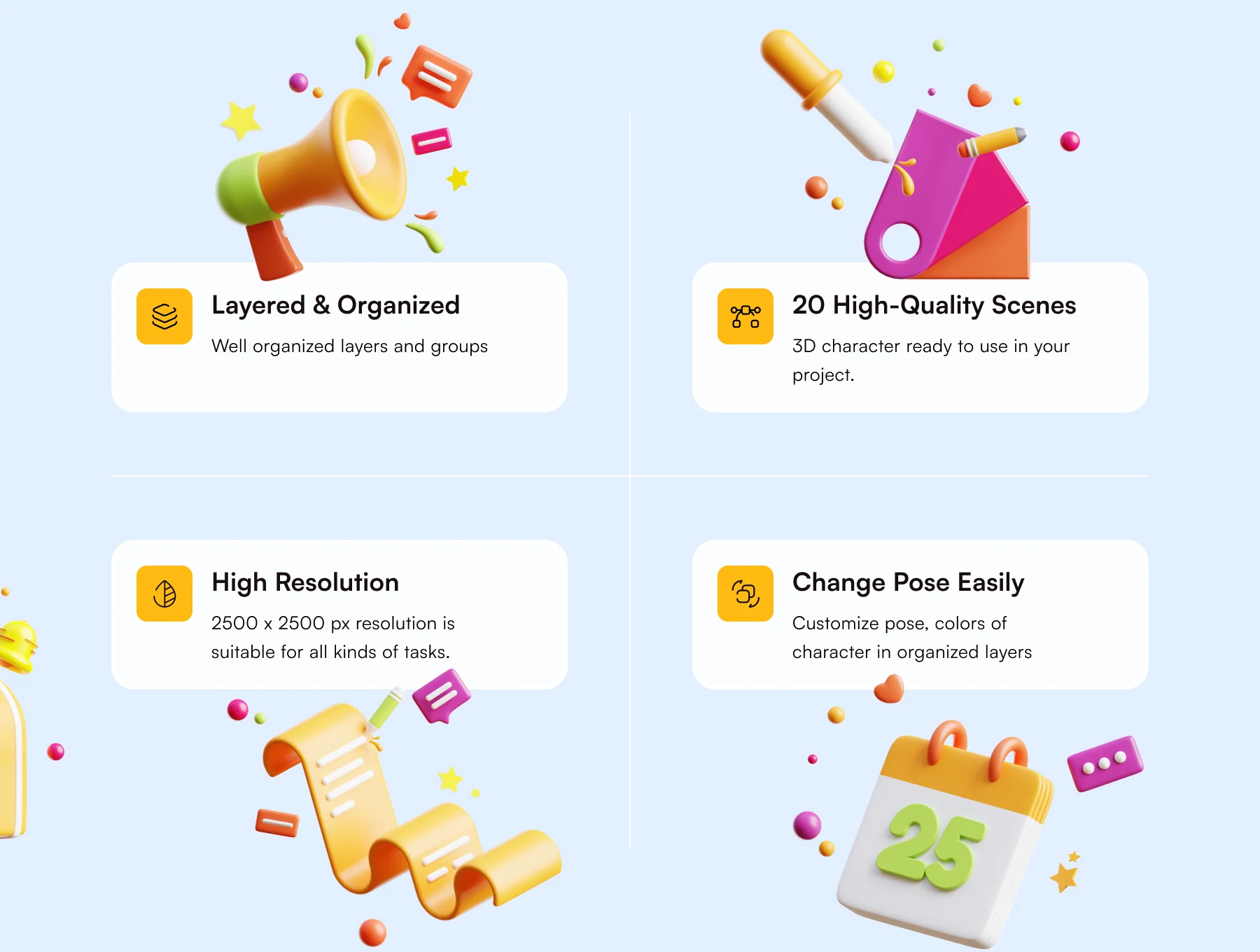 Creativepreneur 3D Icon Pack 2