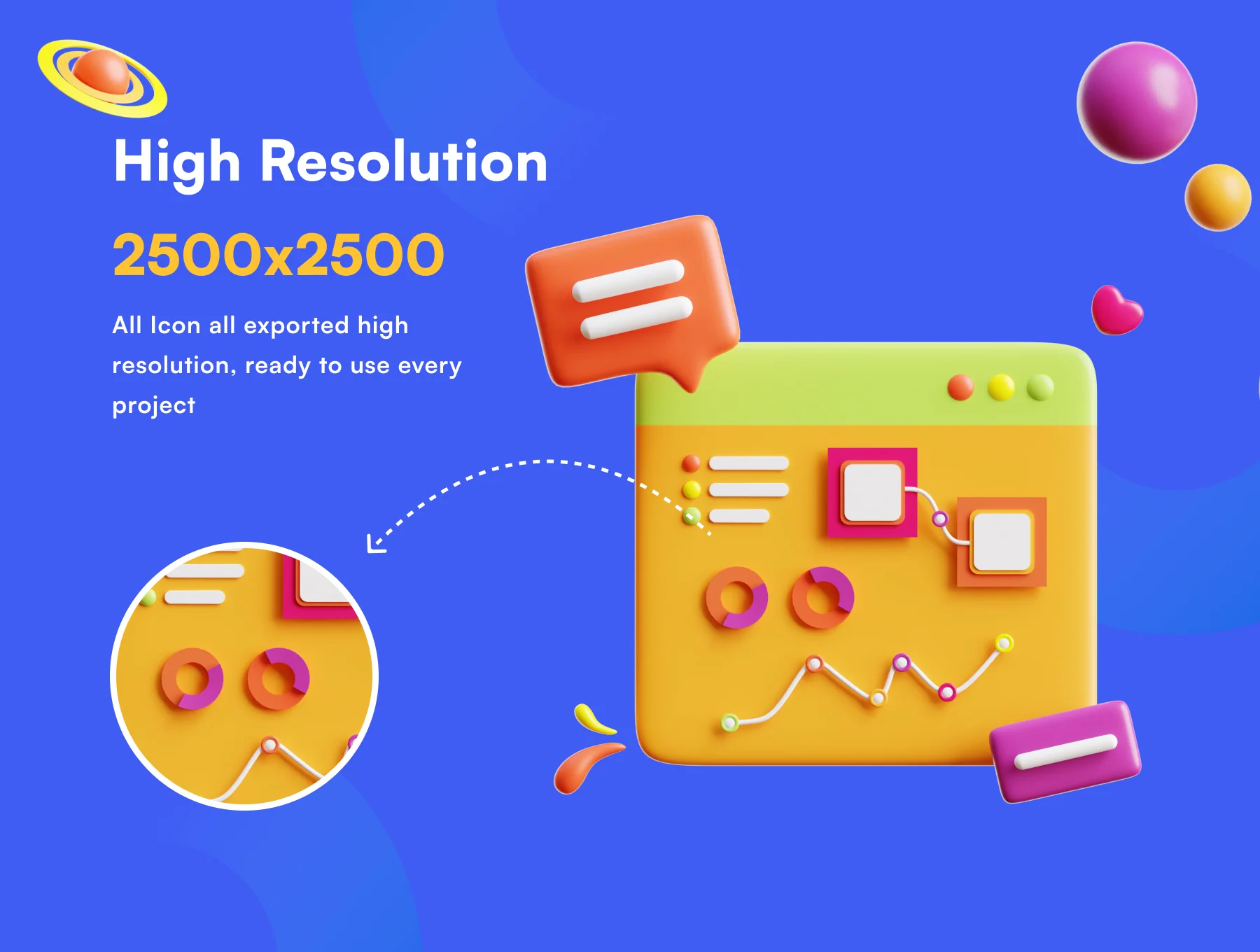 Creativepreneur 3D Icon Pack 3