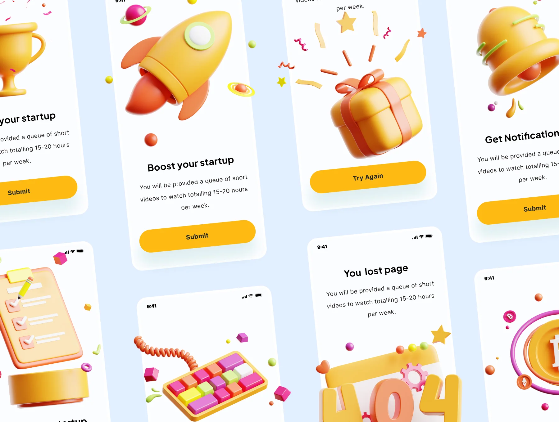 Creativepreneur 3D Icon Pack 4