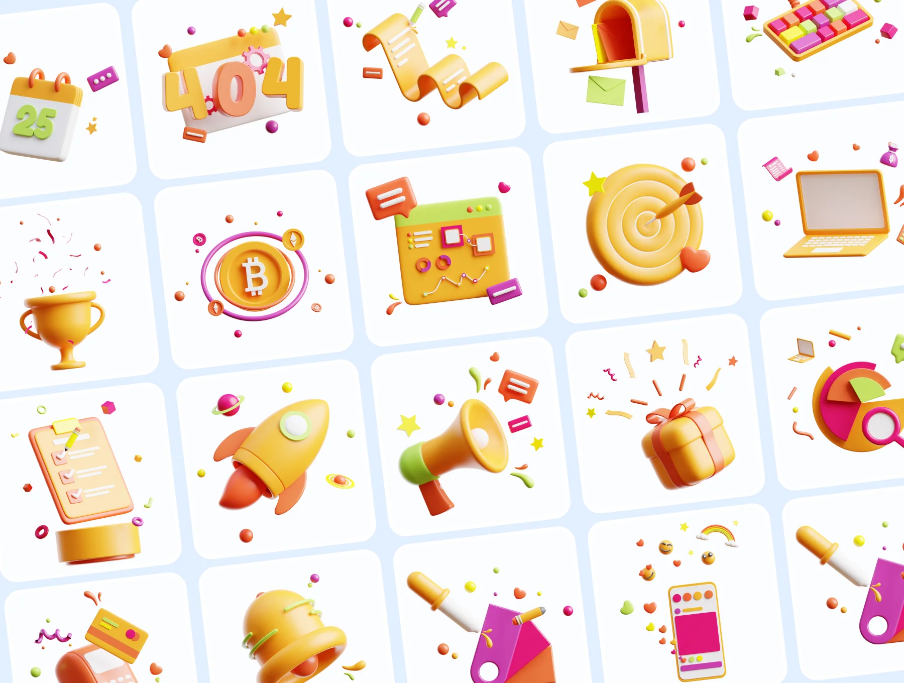 Creativepreneur 3D Icon Pack 6