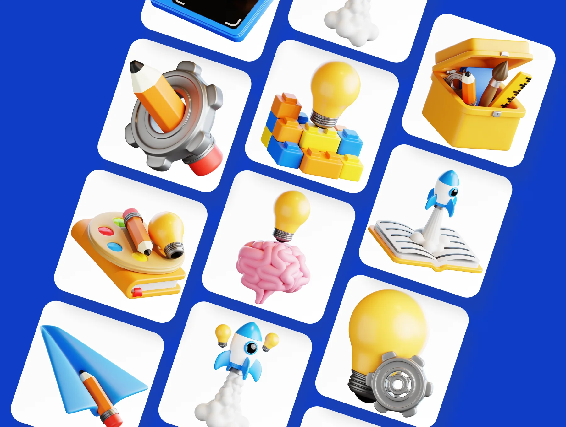 Creativity and Innovation 3D Illustration 3