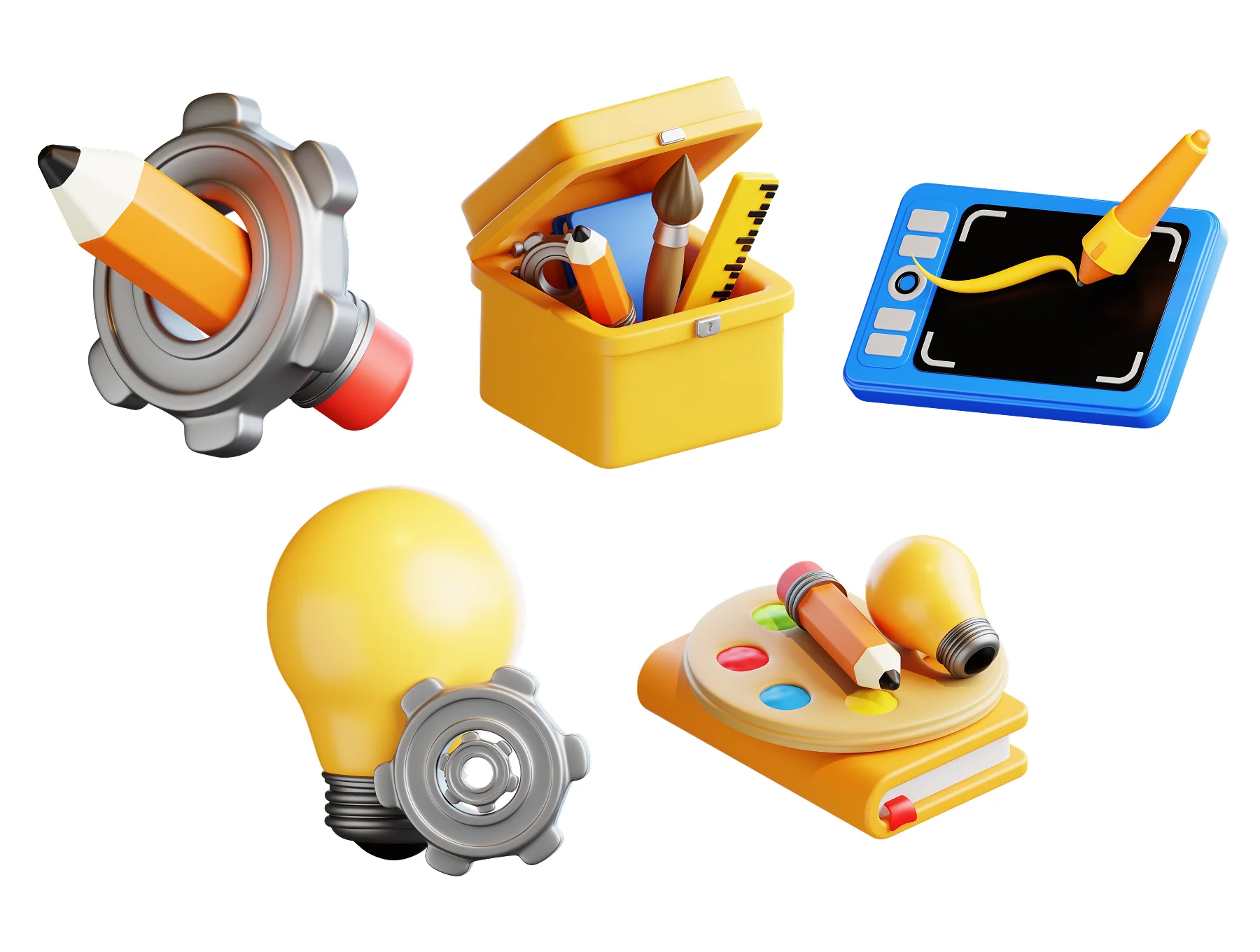 Creativity and Innovation 3D Illustration 4