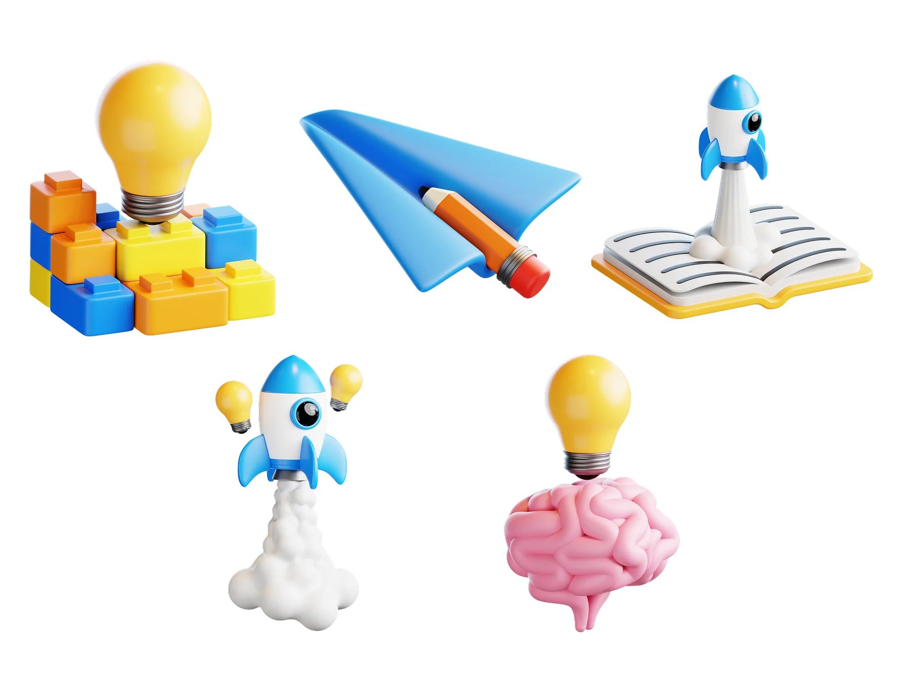 Creativity and Innovation 3D Illustration 5