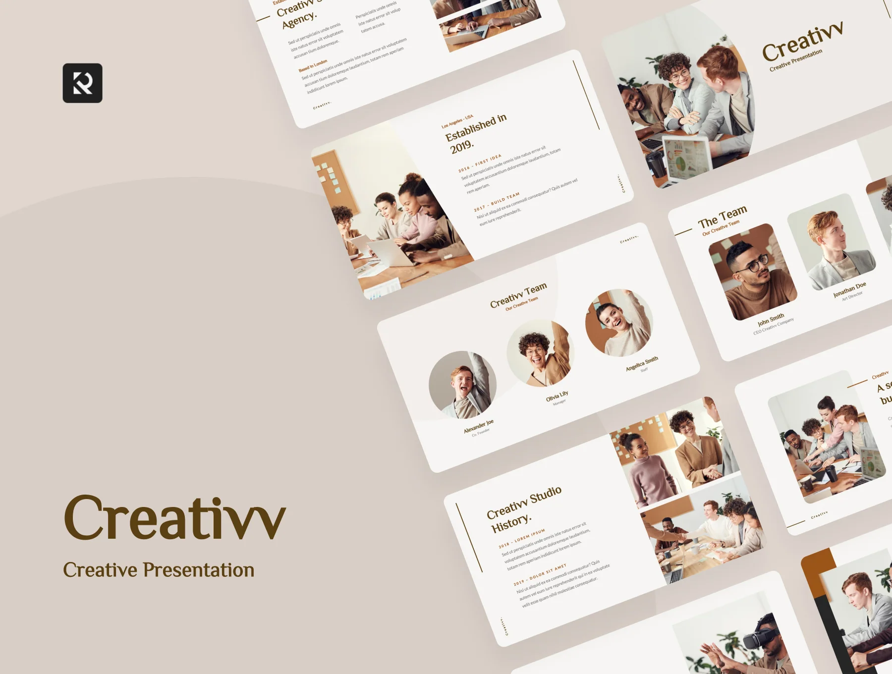 Creativv - Creative Presentation Template 2