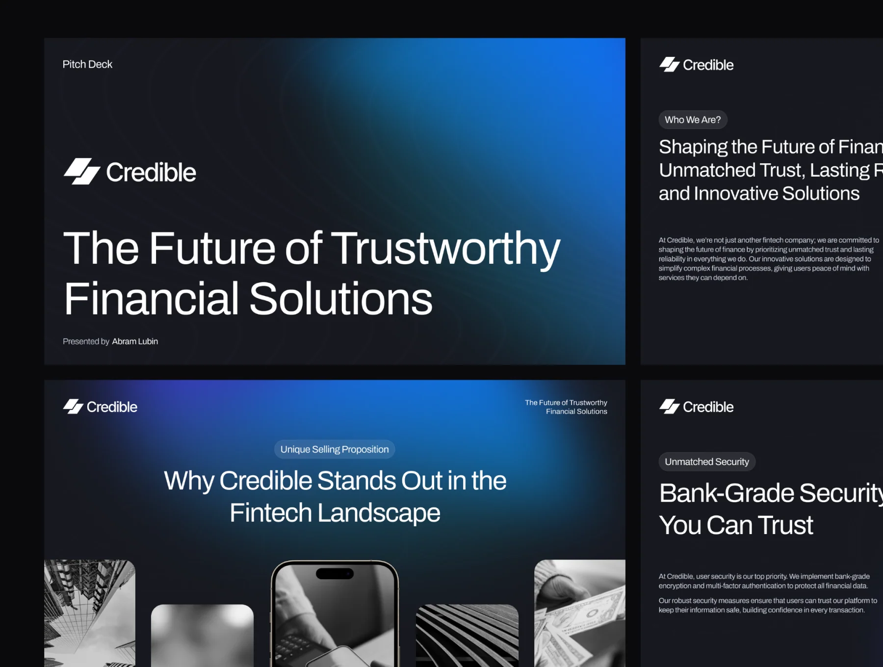 Credible - Fintech Deck Presentation 4