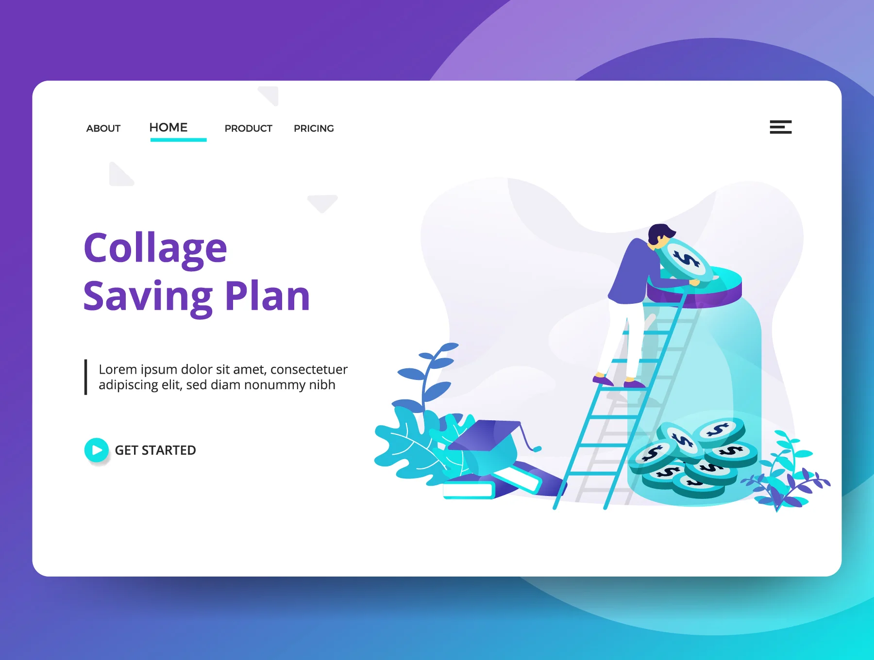 Credit And Loan Landing page template vol 2 4