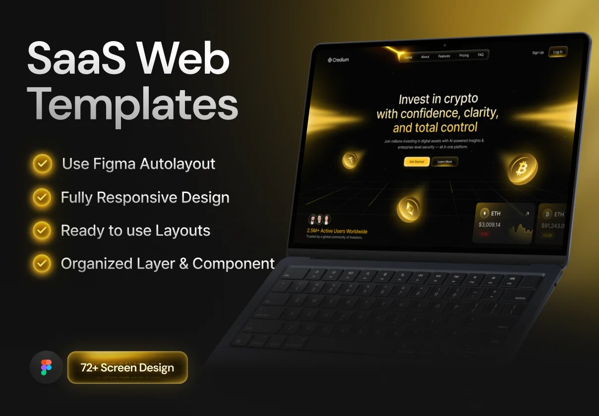 Creduim - SaaS Web Templates