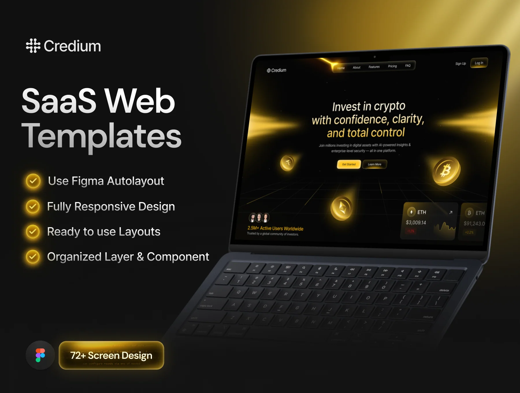 Creduim - SaaS Web Templates