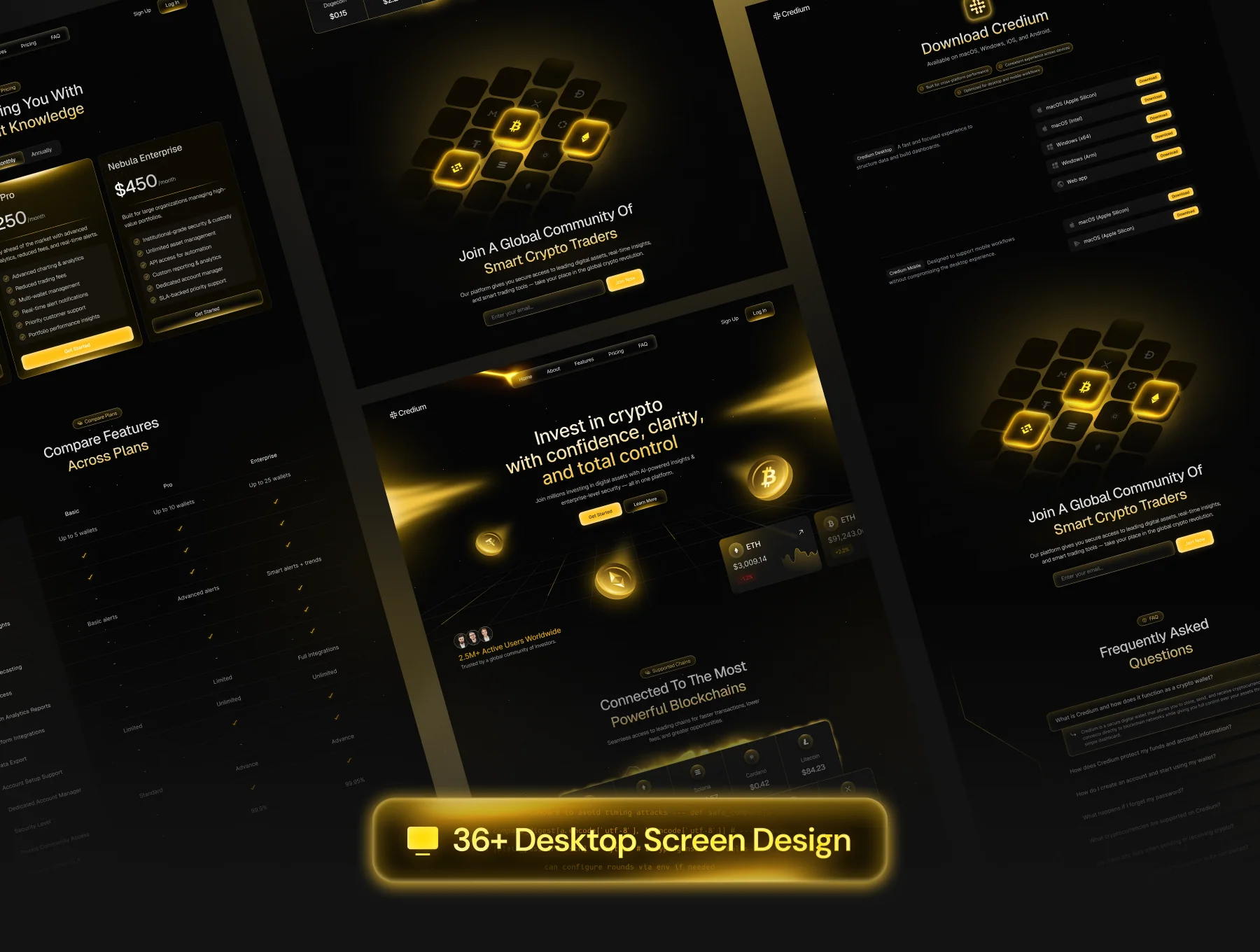 Creduim - SaaS Web Templates 4