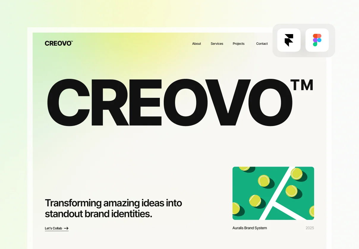 Creovo — Creative Portfolio Template