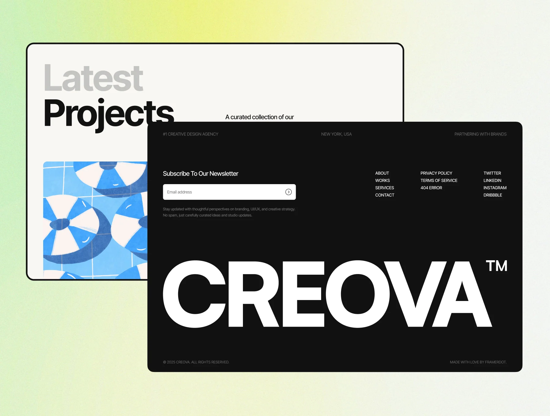 Creovo — Creative Portfolio Template 3