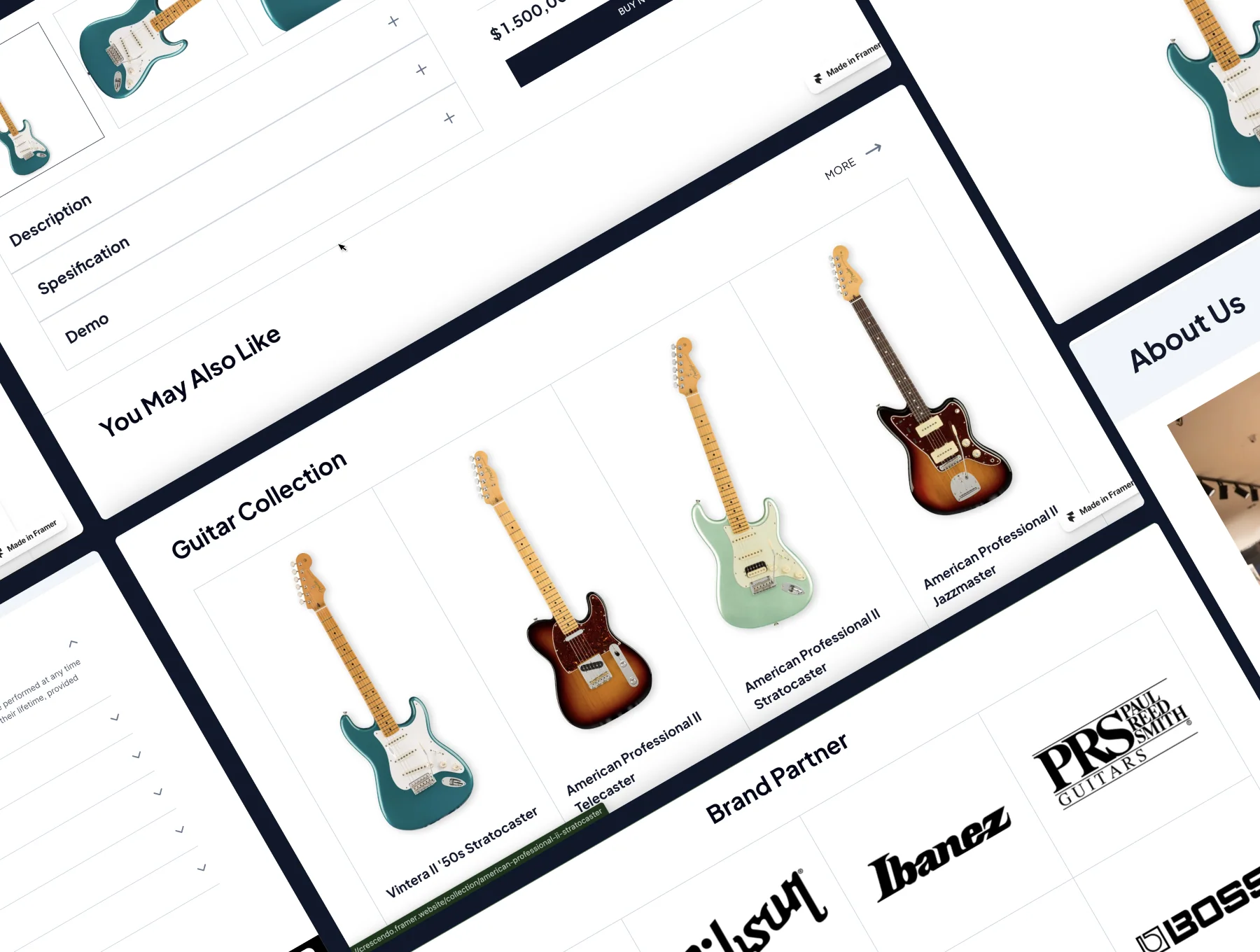 Crescendo – Guitar Store Ecommerce Template 4