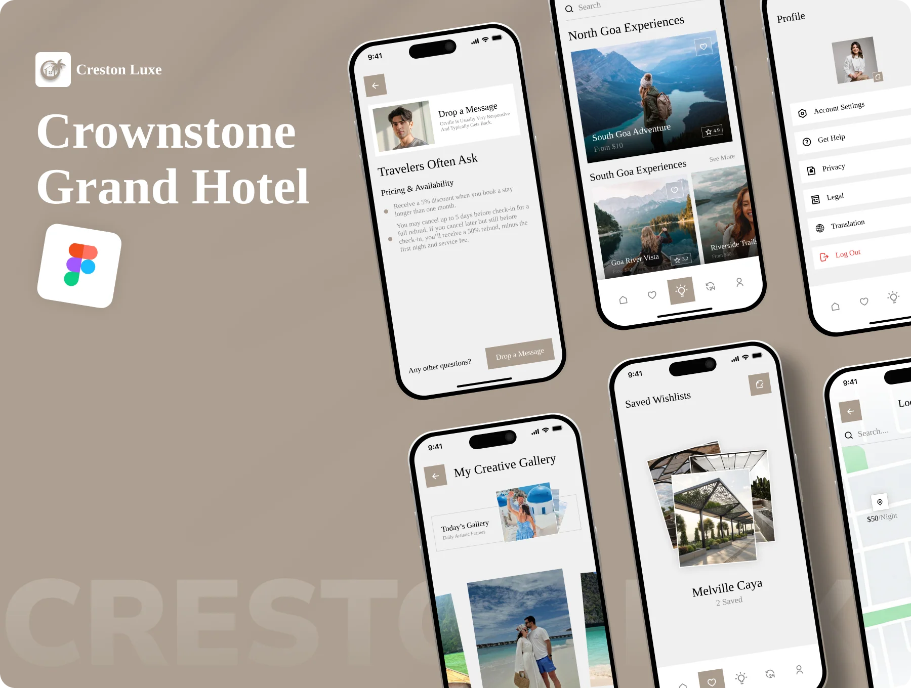Creston Luxe - Luxury Hotel & Resort Booking App UI Kit 9