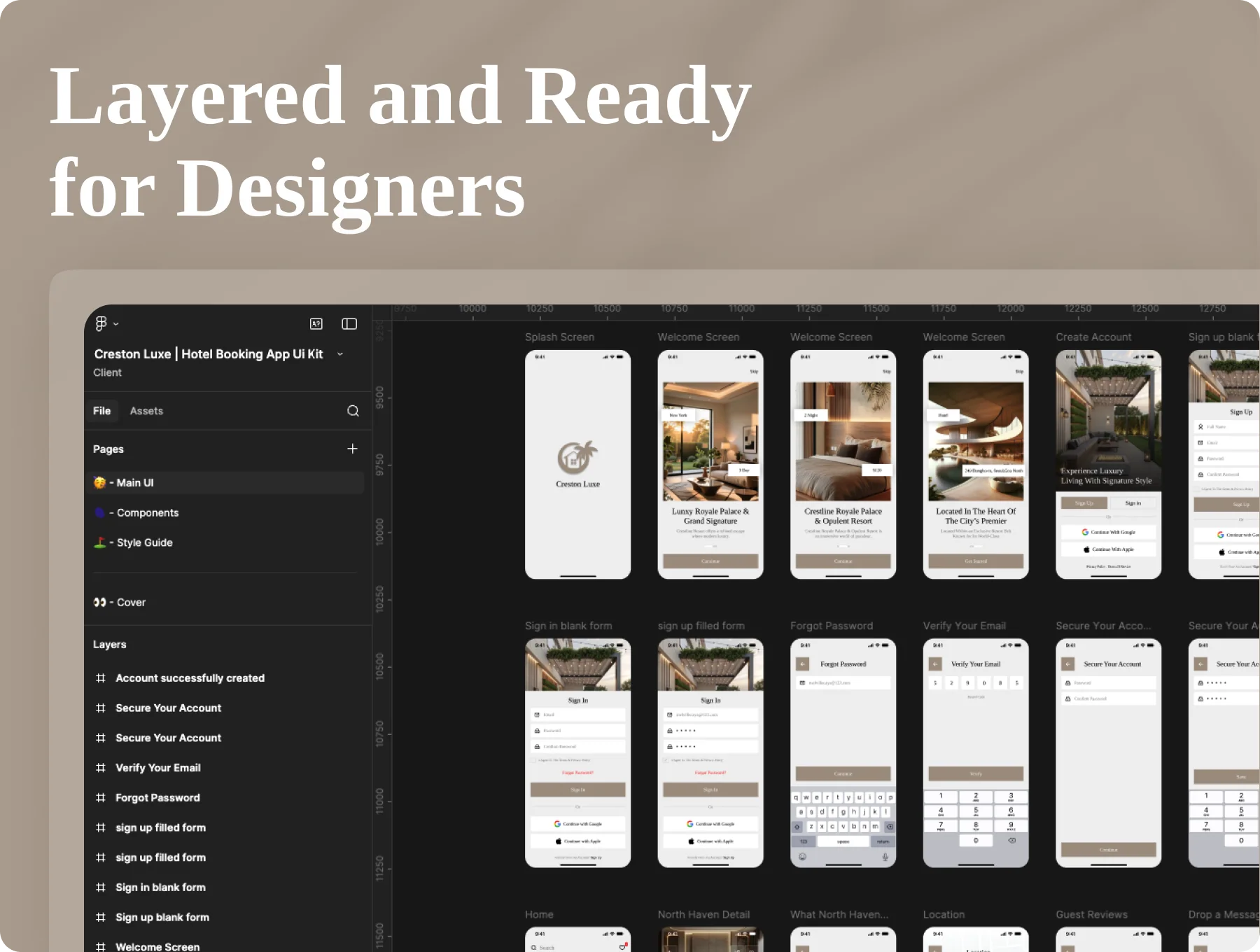 Creston Luxe - Luxury Hotel & Resort Booking App UI Kit 6