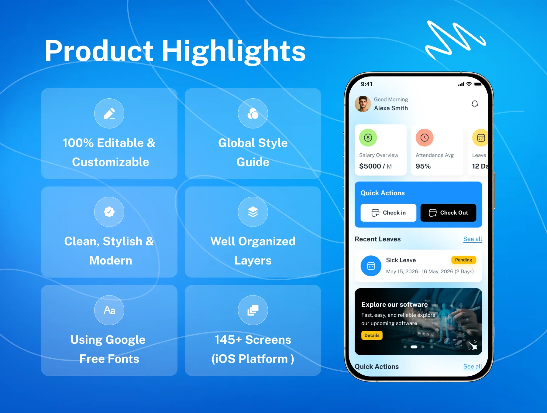 Crewly - Employee Management Mobile App Figma UI Kits 2