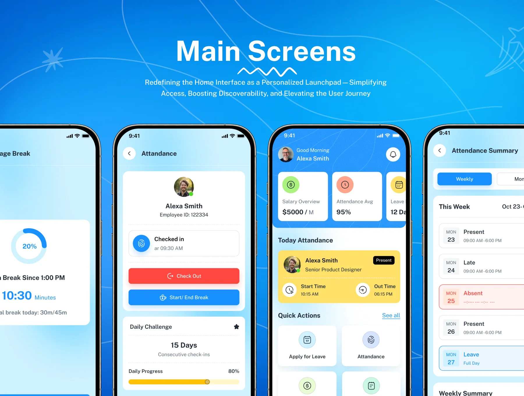 Crewly - Employee Management Mobile App Figma UI Kits 4
