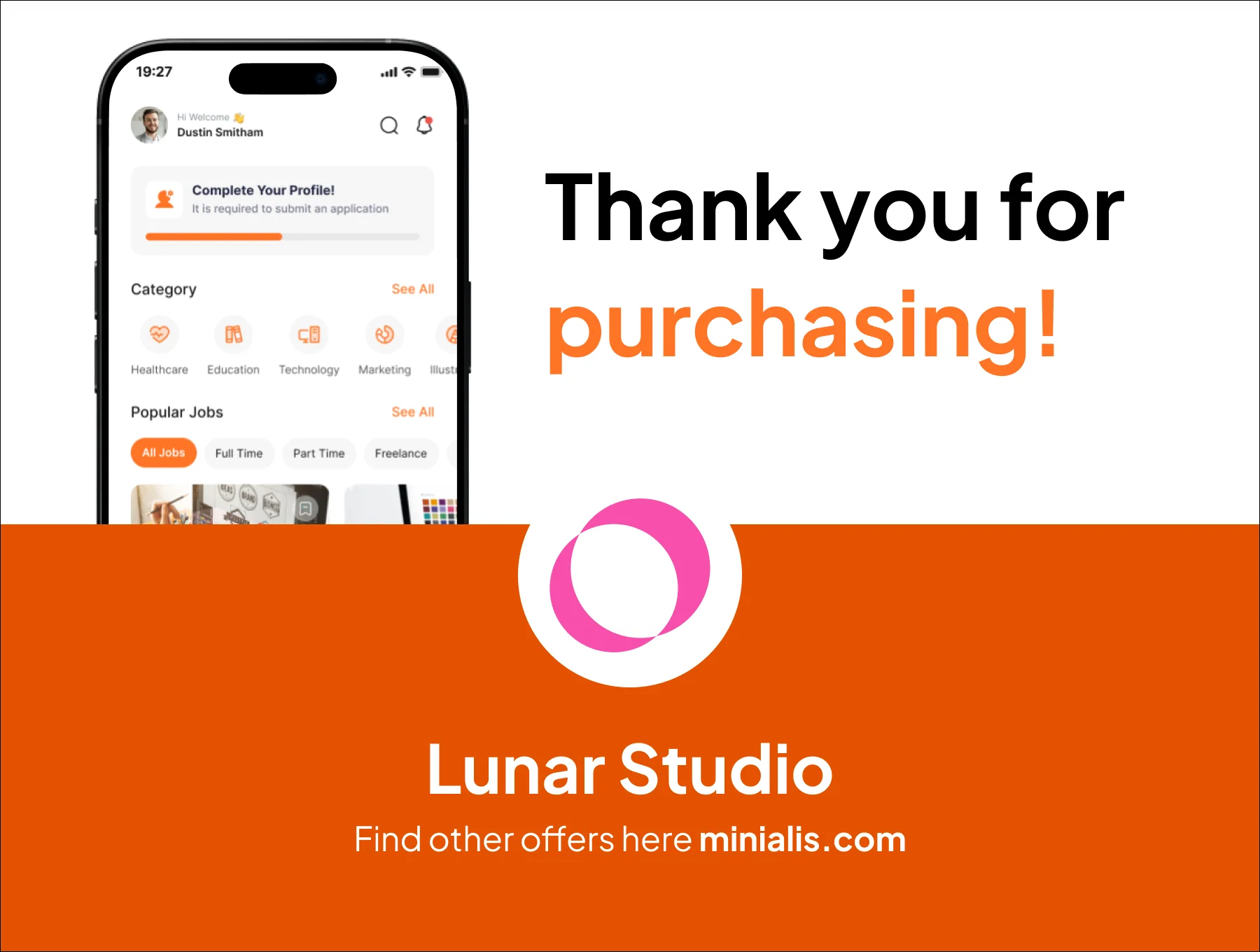 Crewly - Freelancer Premium UI KIts App 6