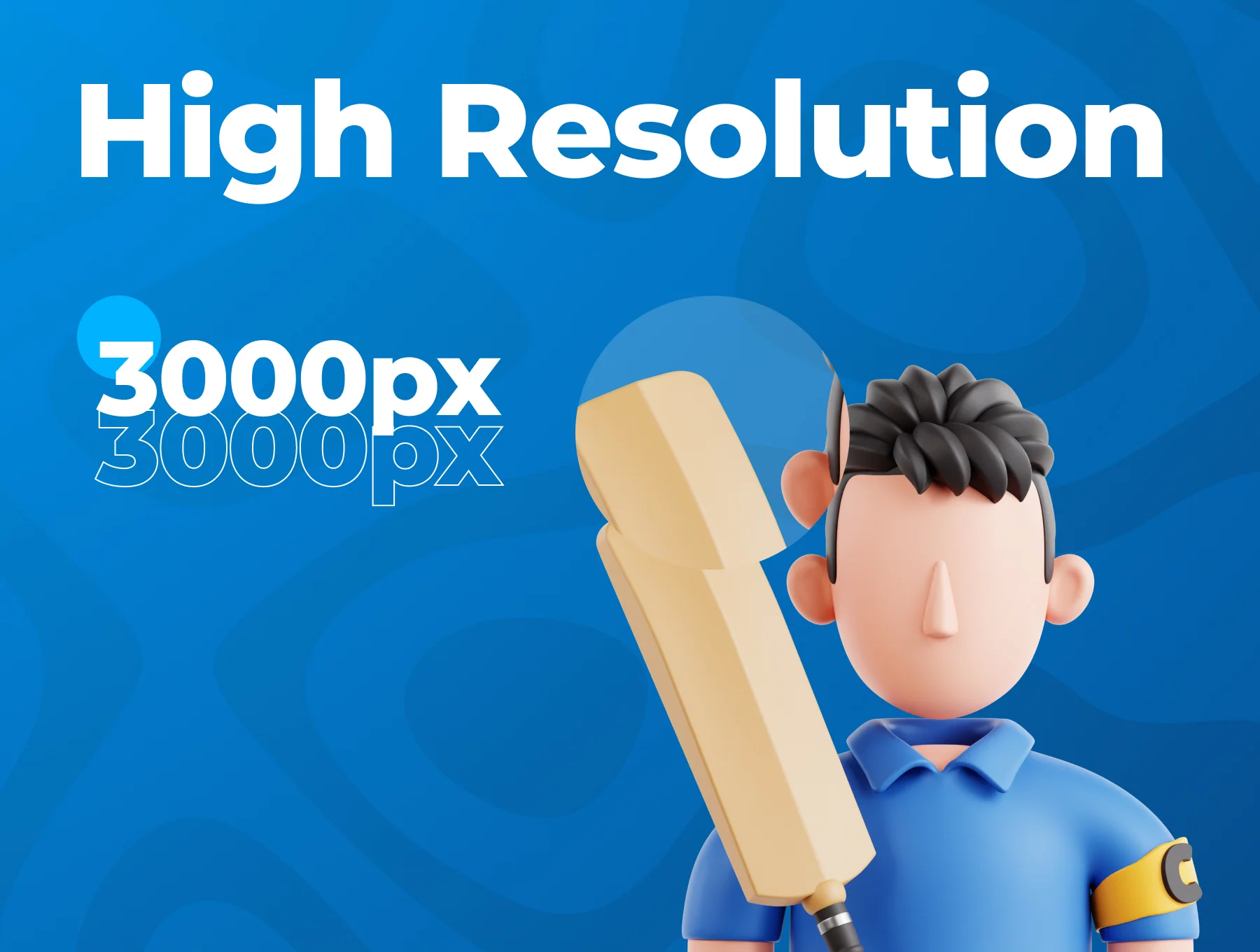 Cricket 3D Icon Set 2