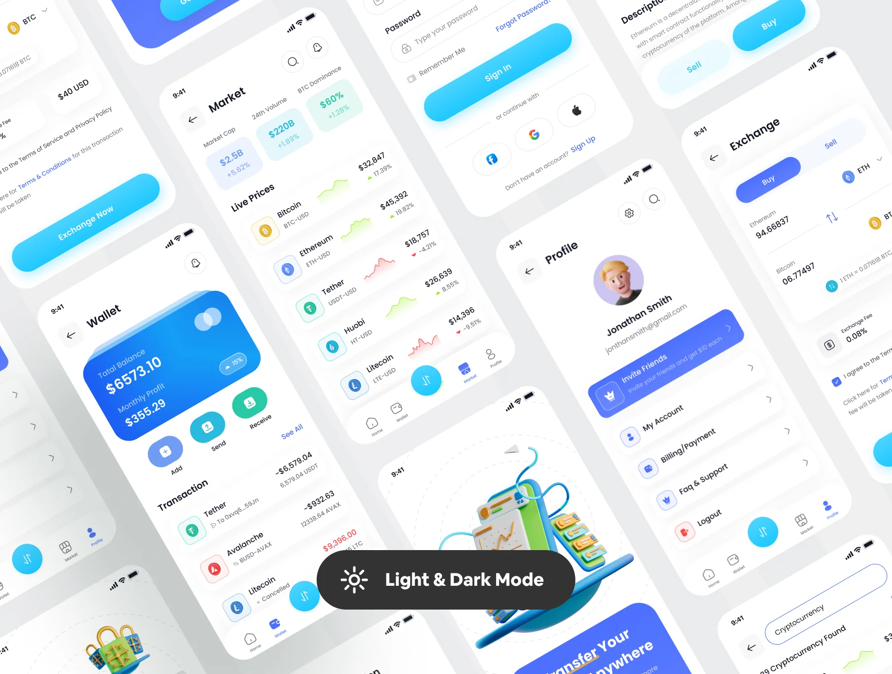 Cripo- Crypto Wallet Mobile App UI KI 6