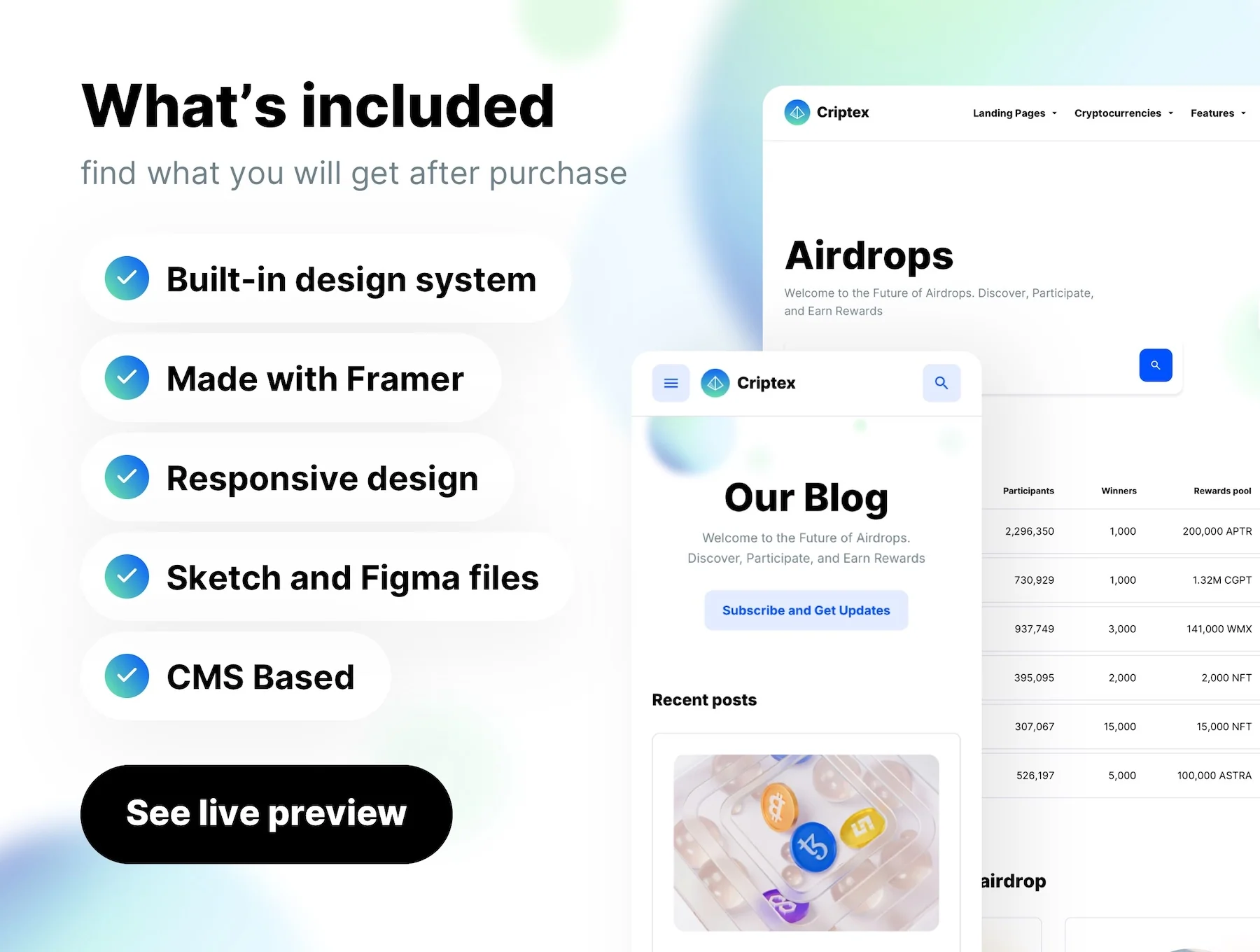 Criptex - Framer Template for Crypto and Web3 Startups 8