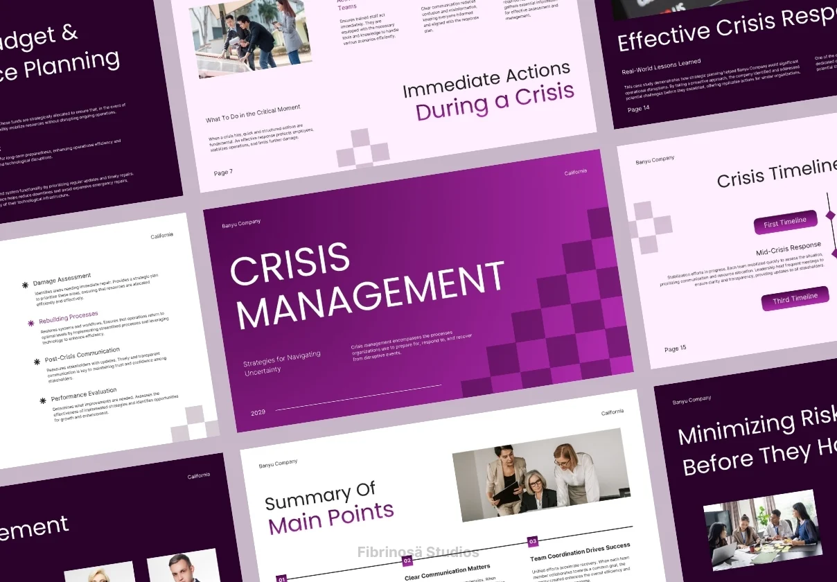 Crisis Management & Recovery Strategy Presentation