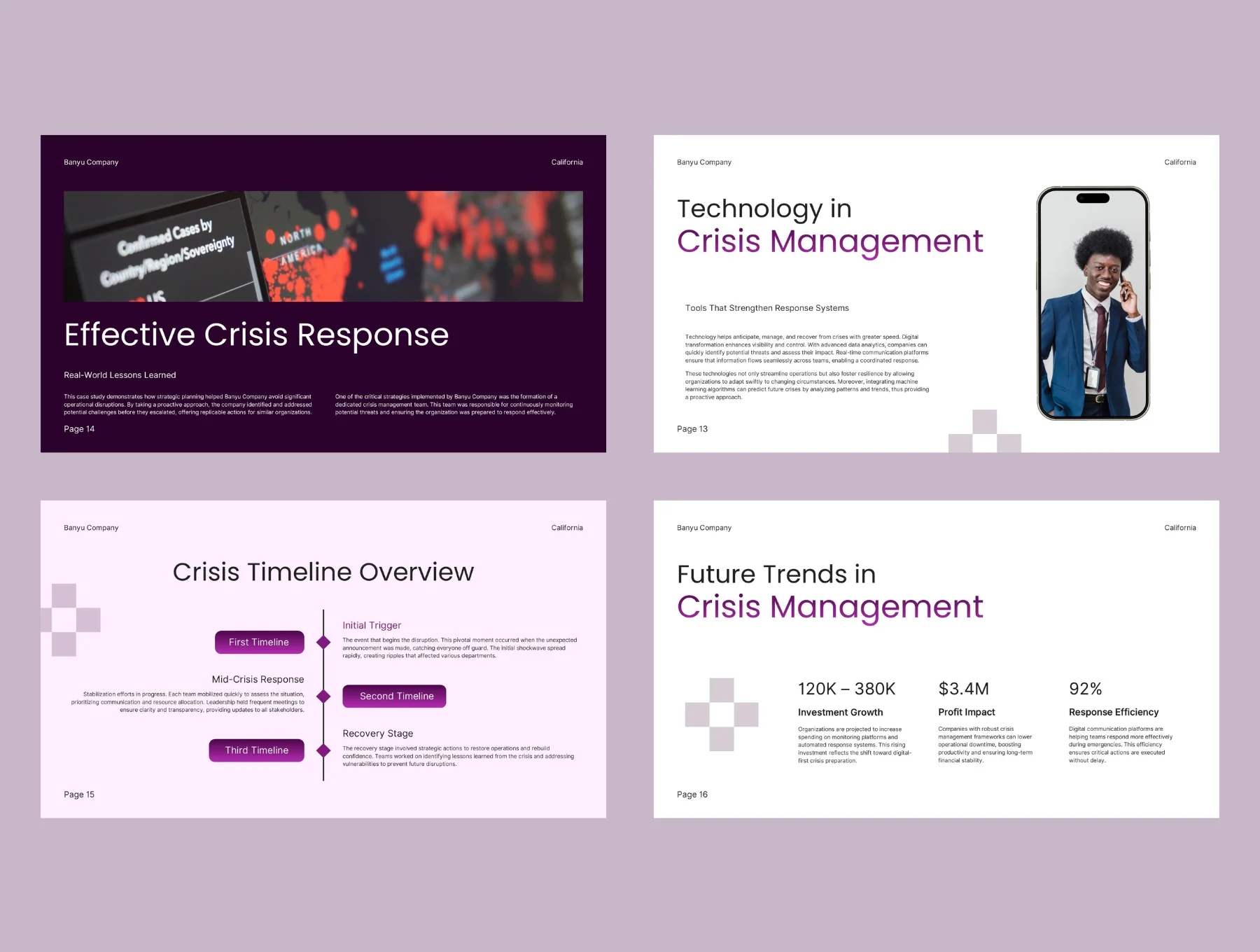 Crisis Management & Recovery Strategy Presentation 3