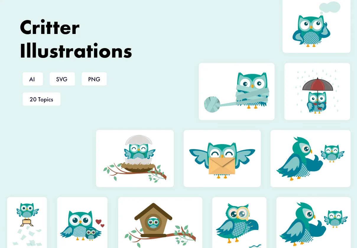 Critter Illustrations